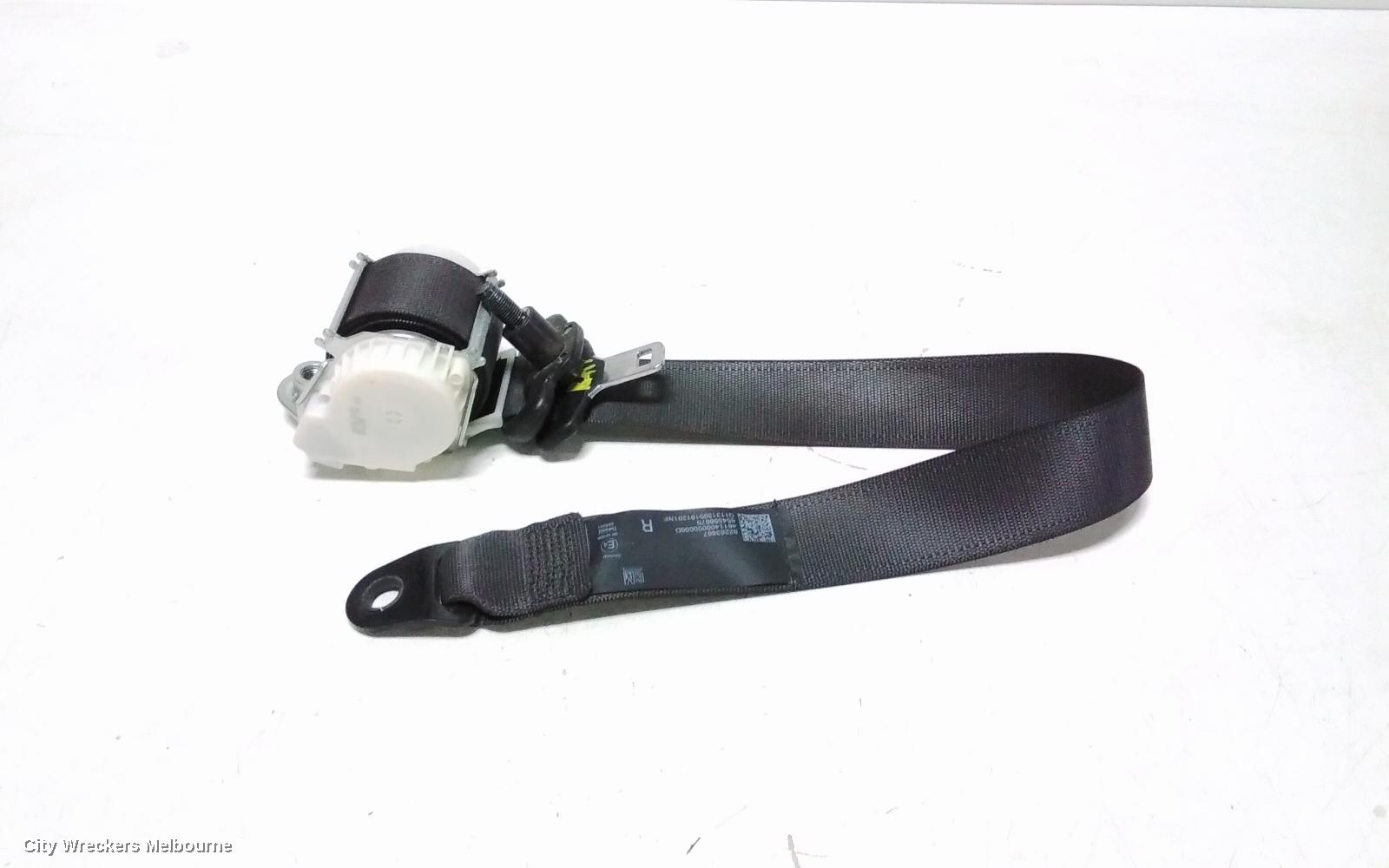 HOLDEN COMMODORE SEATBELT/STALK, RH FRONT, SEAT BELT ONLY, VF, 05/2013 - 12/2017