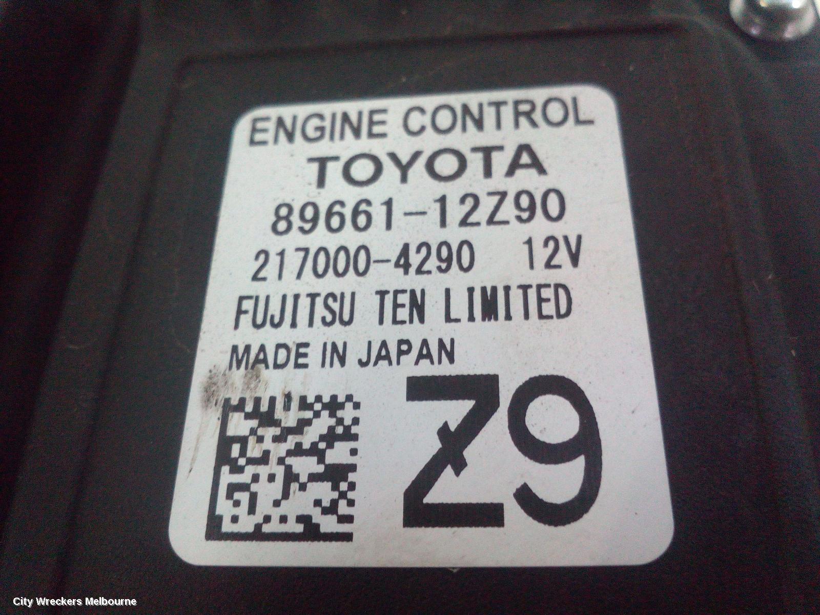 TOYOTA COROLLA ECU, ENGINE ECU, 2.0, PETROL, M20A-FKS, ECU ONLY, MZEA12R, 07/2018 ONWARDS