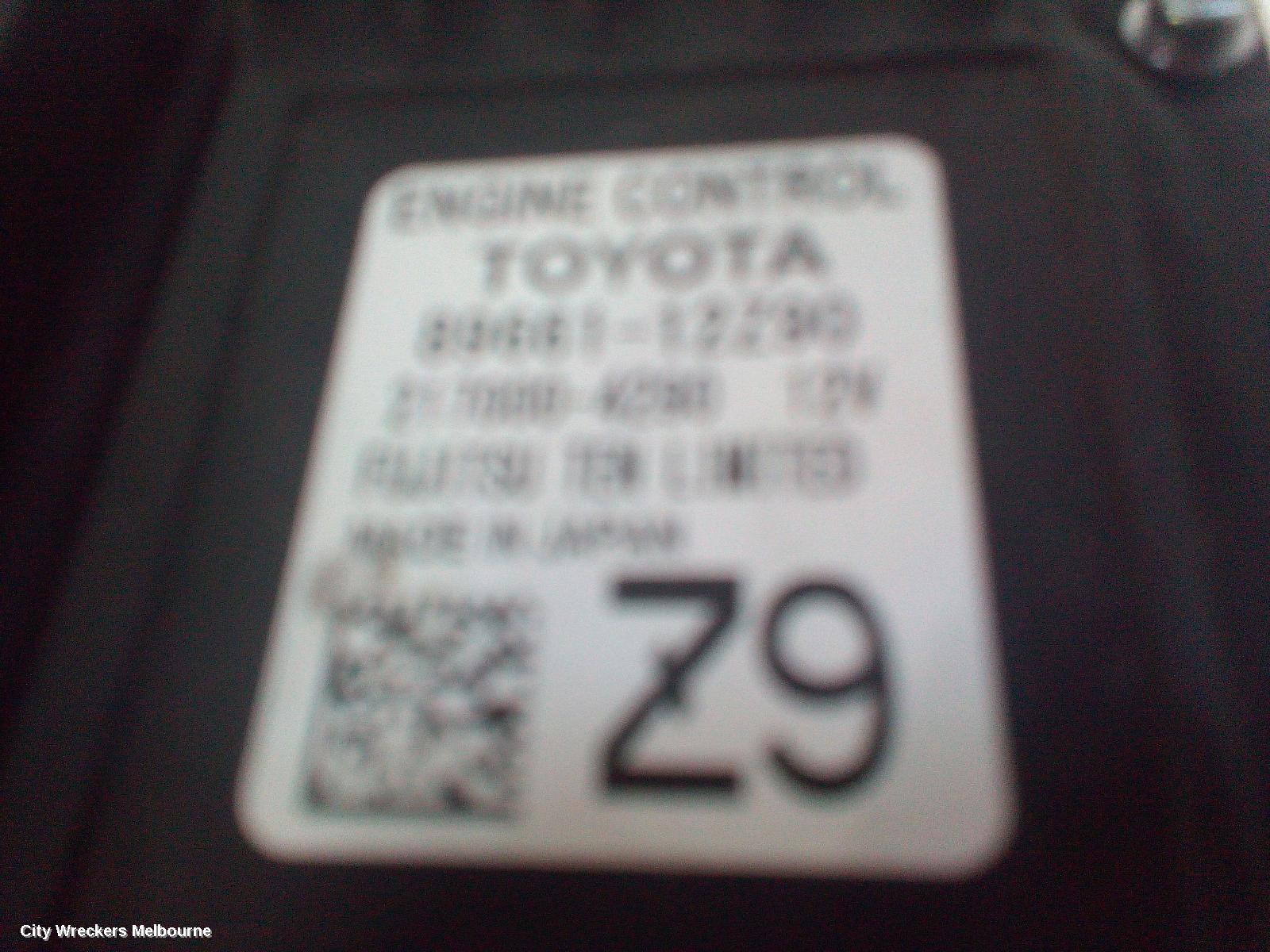 TOYOTA COROLLA ECU, ENGINE ECU, 2.0, PETROL, M20A-FKS, ECU ONLY, MZEA12R, 07/2018 ONWARDS