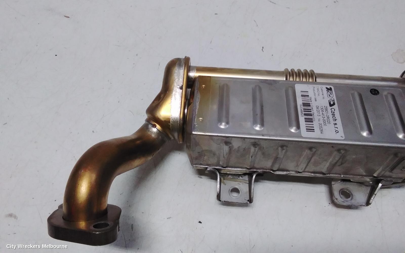 TOYOTA RAV4 COOLER, EGR COOLER, DIESEL, 2.2, 2AD-FTV, TURBO, ALA49R, 12/2012 - 12/2018