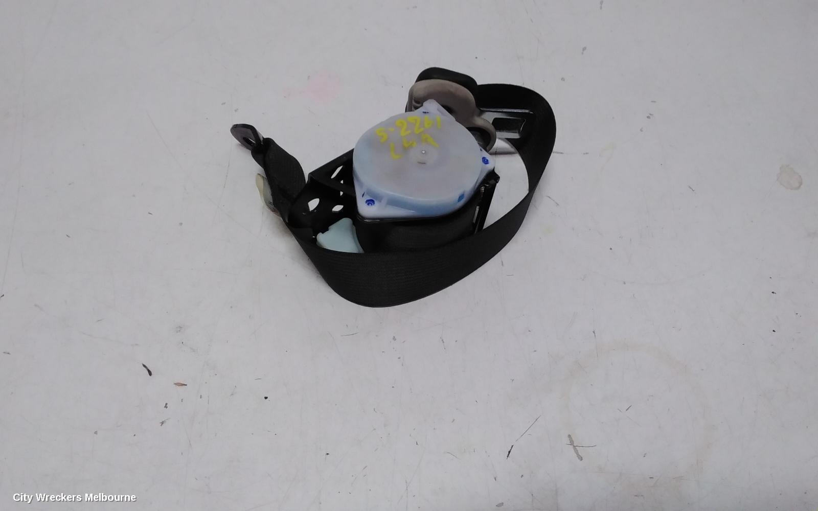 NISSAN MICRA SEATBELT/STALK, LH REAR, SEAT BELT ONLY , K13, 12/2012 - 12/2016