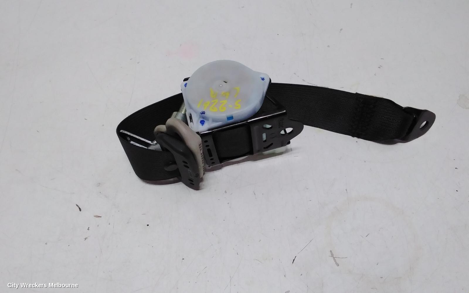 NISSAN MICRA SEATBELT/STALK, LH REAR, SEAT BELT ONLY , K13, 12/2012 - 12/2016