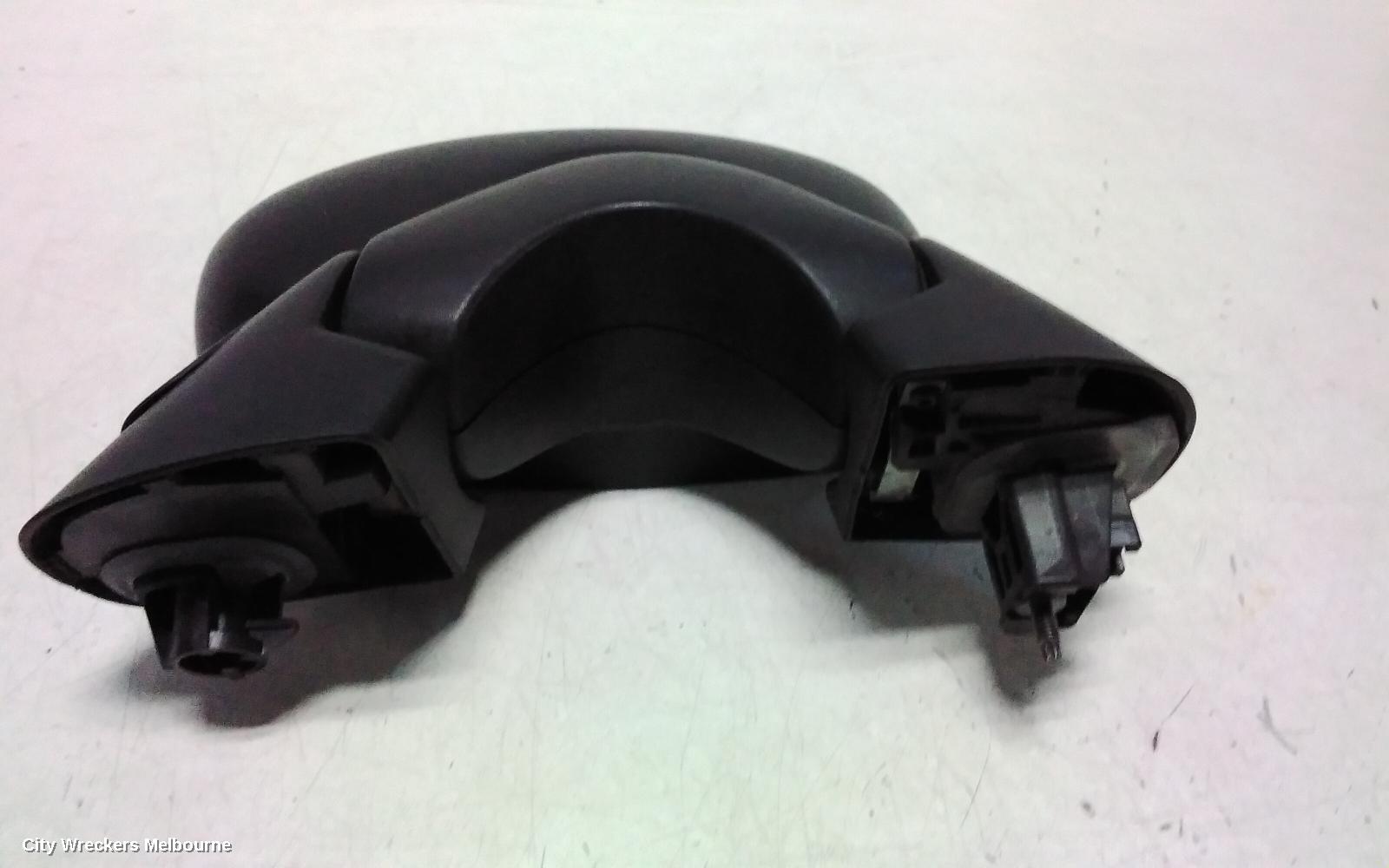 RENAULT TRAFIC LEFT DOOR MIRROR, X82, BLACK, 01/2015 - 12/2021
