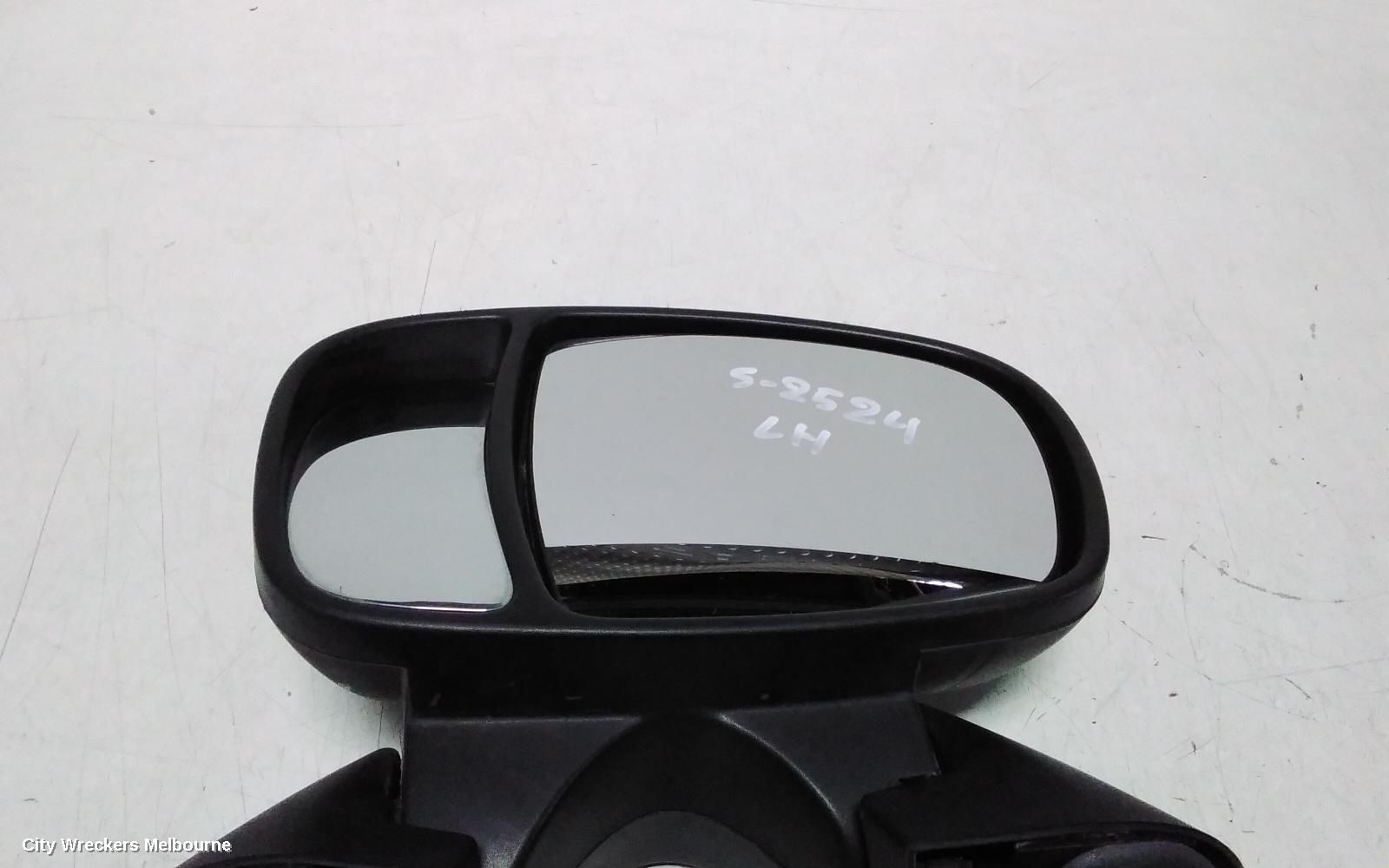 RENAULT TRAFIC LEFT DOOR MIRROR, X82, BLACK, 01/2015 - 12/2021
