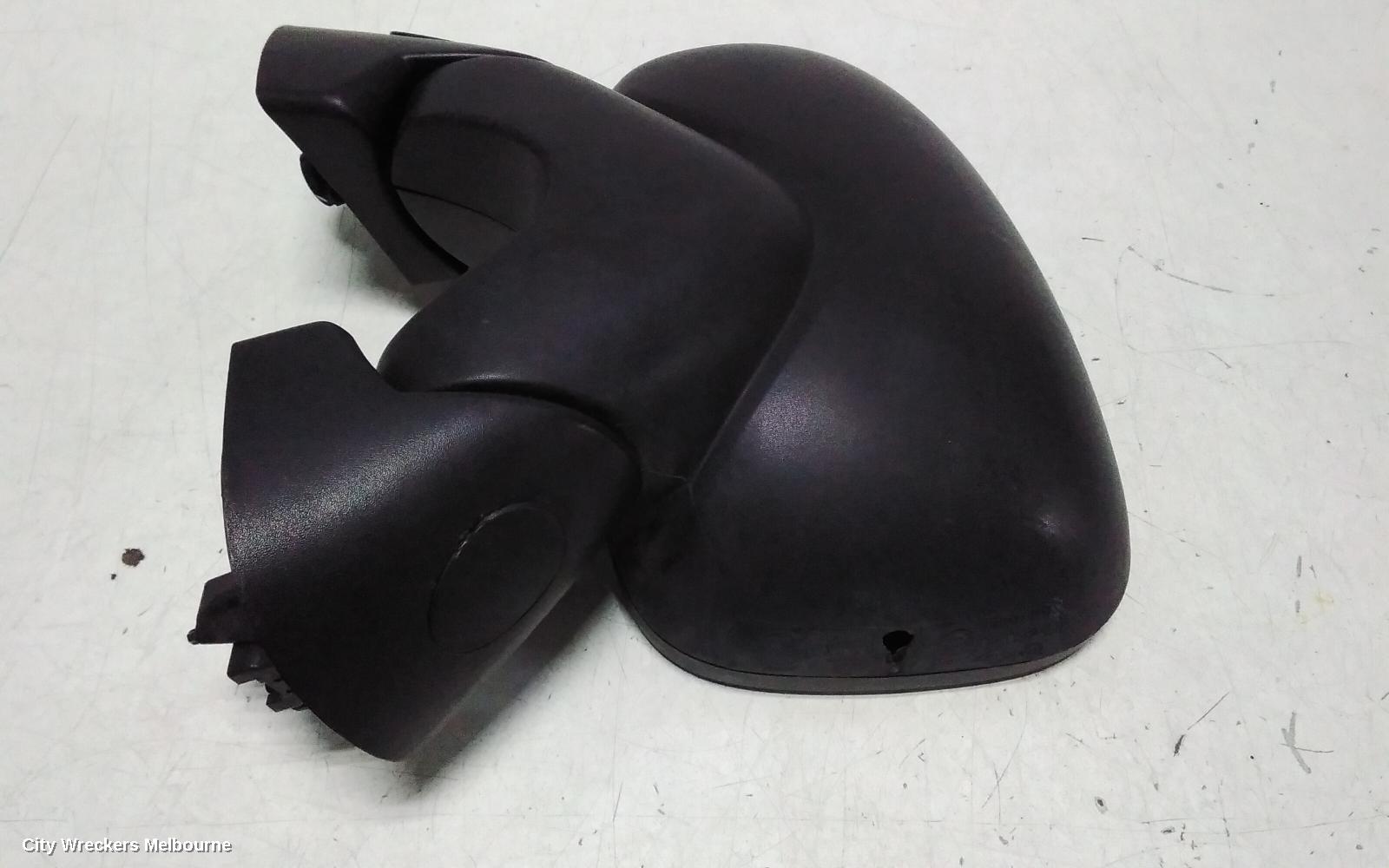 RENAULT TRAFIC LEFT DOOR MIRROR, X82, BLACK, 01/2015 - 12/2021