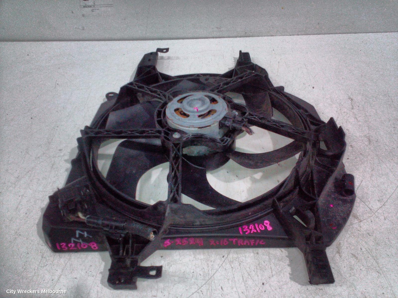 RENAULT TRAFIC FAN, DUAL FAN ASSY, DIESEL, 1.6, X82, 01/2015 - 09/2022