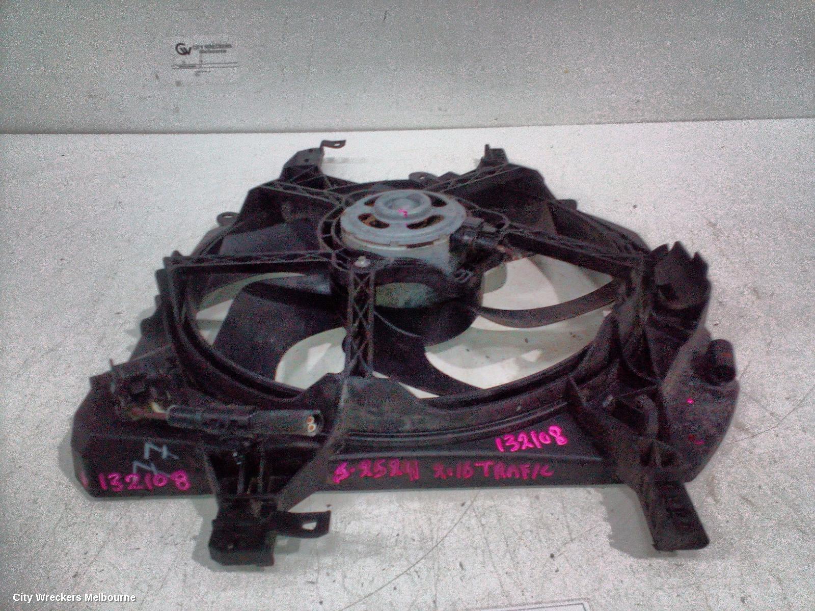 RENAULT TRAFIC FAN, DUAL FAN ASSY, DIESEL, 1.6, X82, 01/2015 - 09/2022