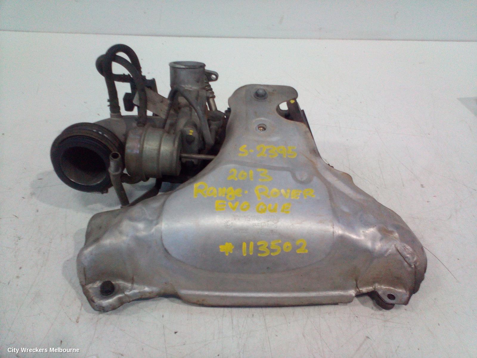 LAND ROVER RANGEROVER EVOQUE TURBO SUPERCHARGER, PETROL, 2.0, L538, 11/2011 - 01/2019
