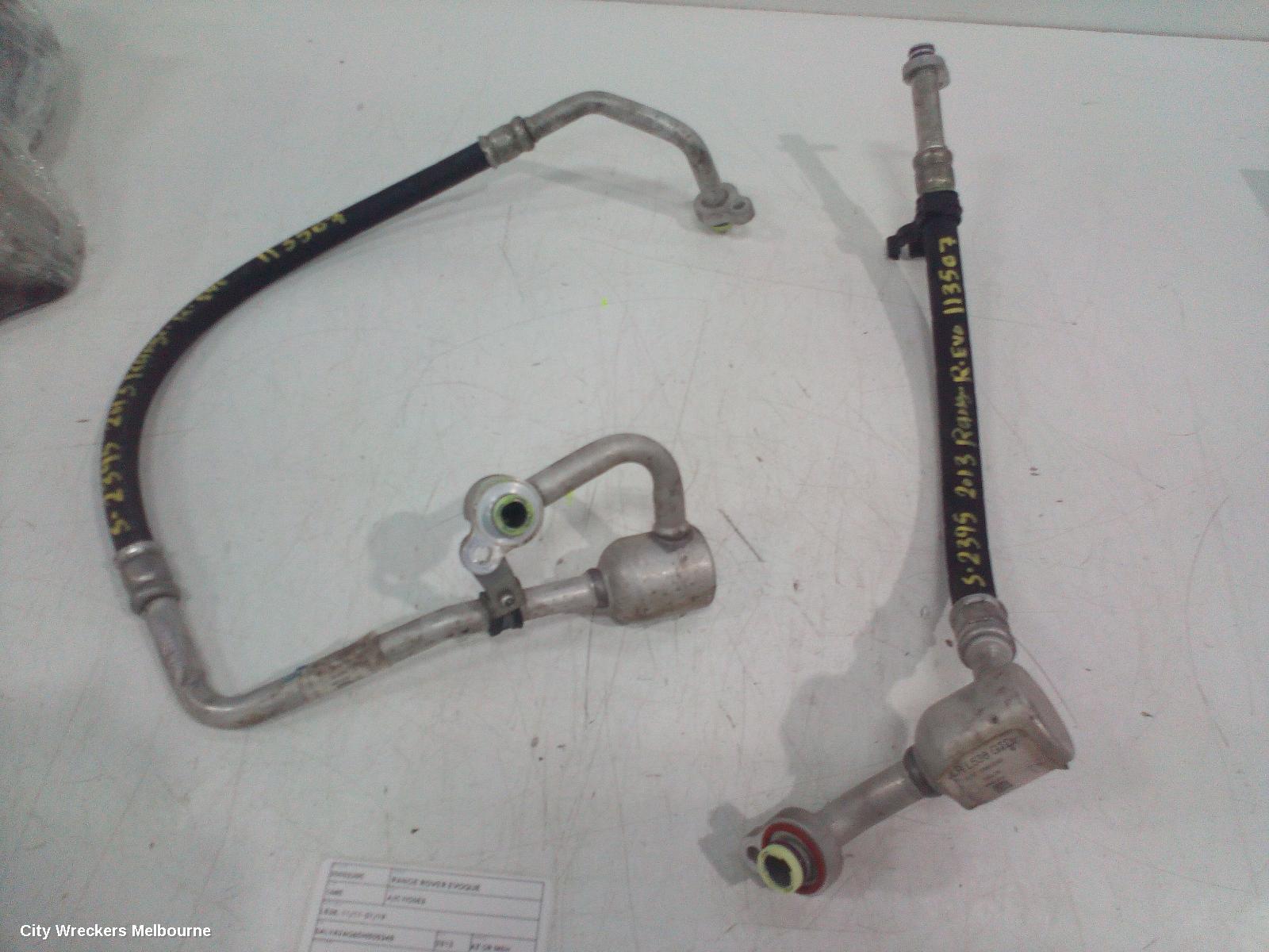 LAND ROVER RANGEROVER EVOQUE A/C HOSES, L538, 11/2011 - 01/2019