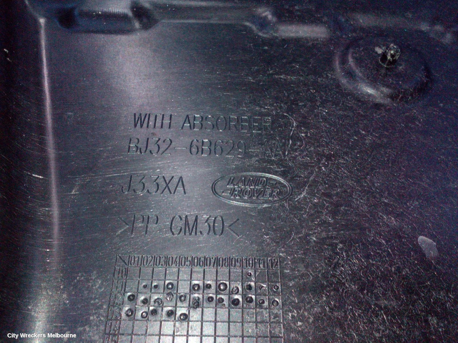 LAND ROVER RANGEROVER EVOQUE ENGINE COVER, PETROL, 2.0, L538, 11/2011 - 01/2019