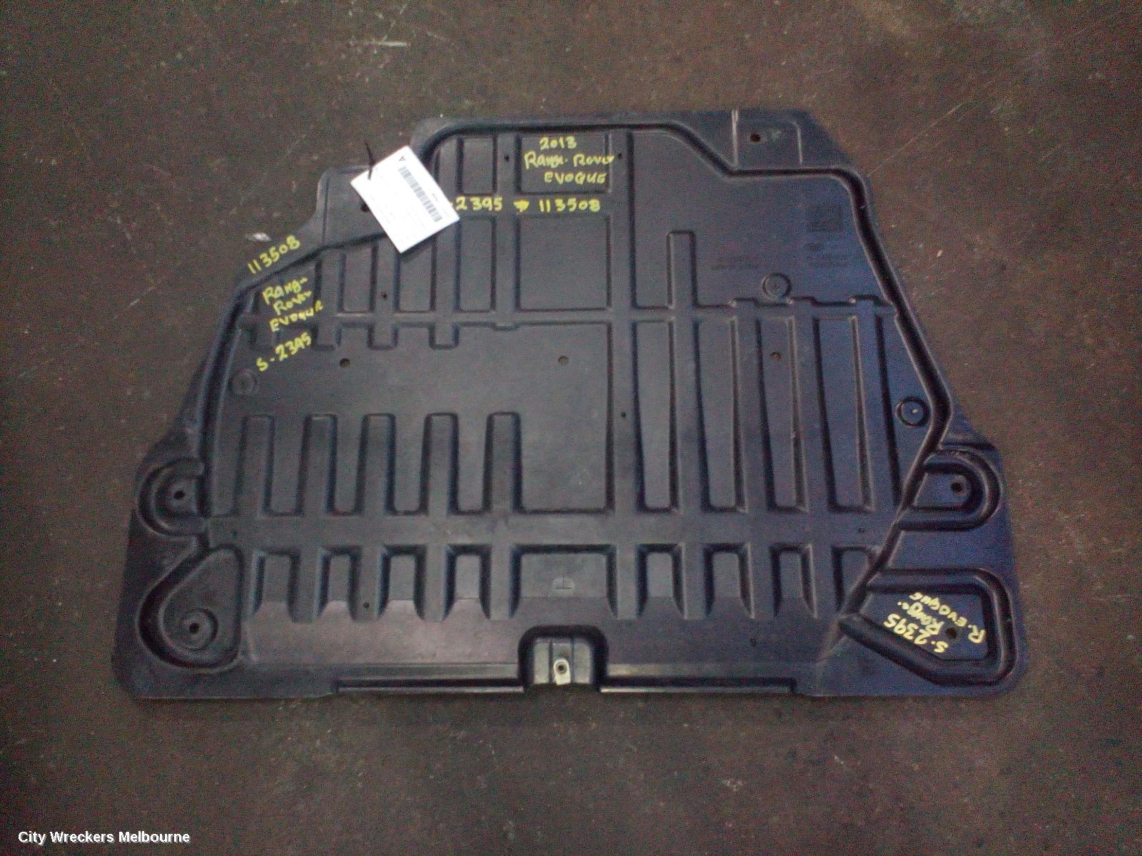 LAND ROVER RANGEROVER EVOQUE ENGINE COVER, PETROL, 2.0, L538, 11/2011 - 01/2019
