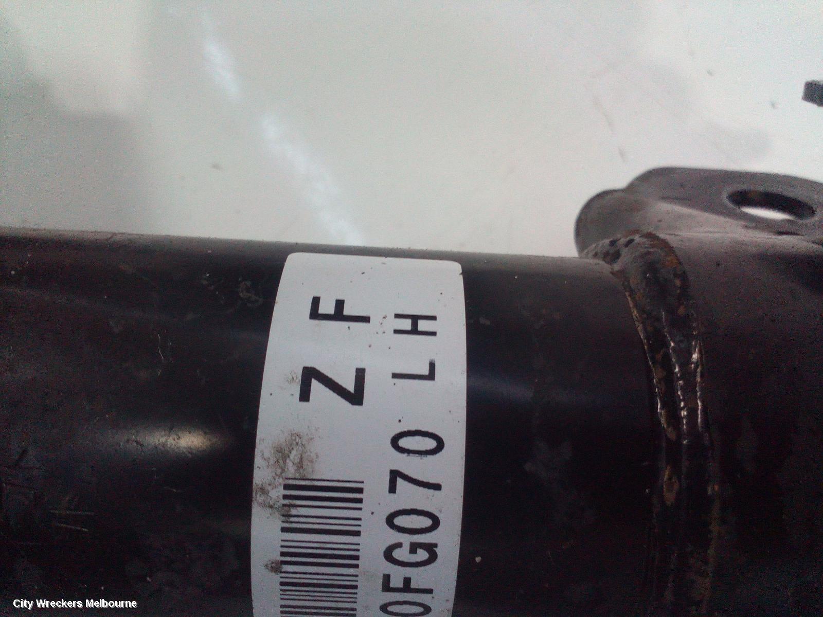 SUBARU IMPREZA LEFT FRONT STRUT, G3, WRX TYPE, 04/2007 - 06/2010