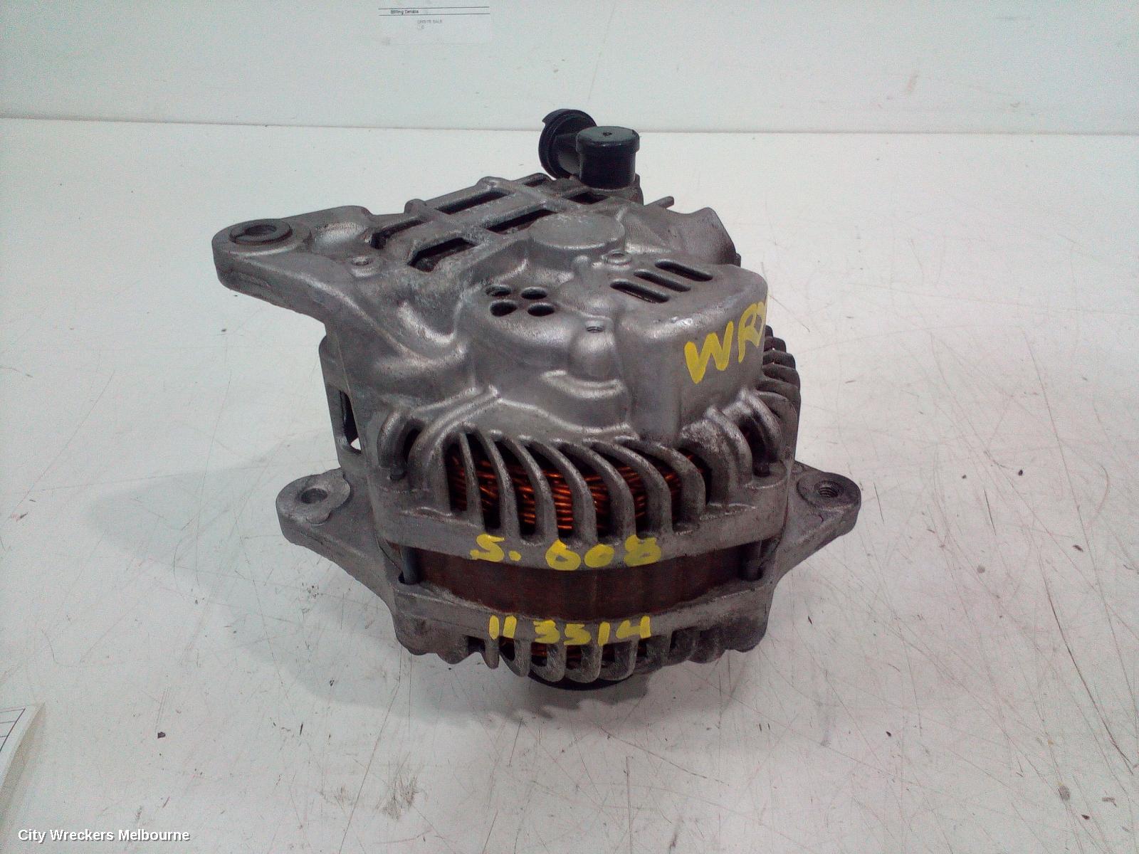 SUBARU IMPREZA ALTERNATOR, PETROL, 2.5, EJ25, TURBO, G3, 04/2007 - 12/2013