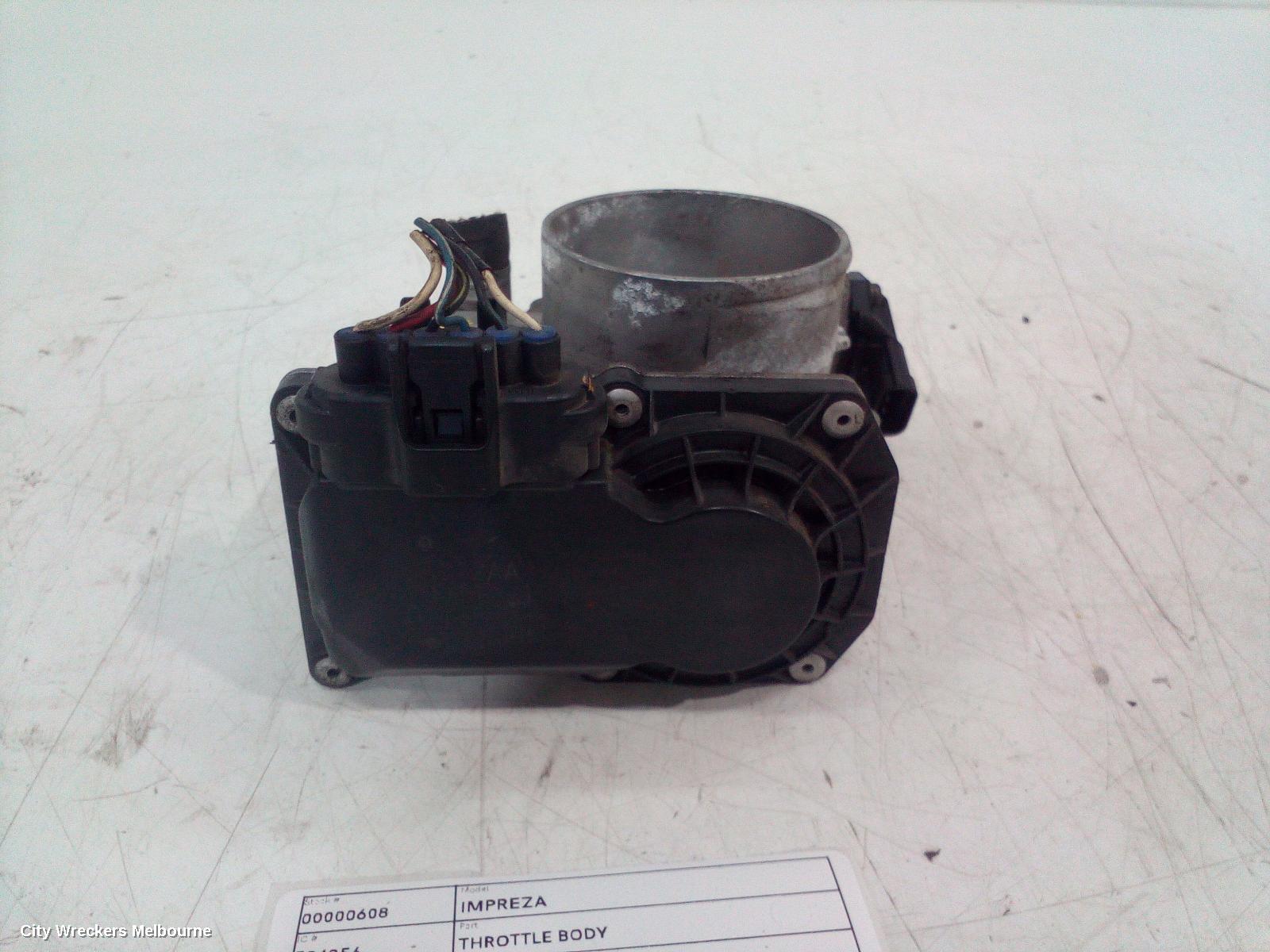 SUBARU IMPREZA THROTTLE BODY, 2.5, EJ255, WRX, G3, 04/2007 - 12/2013