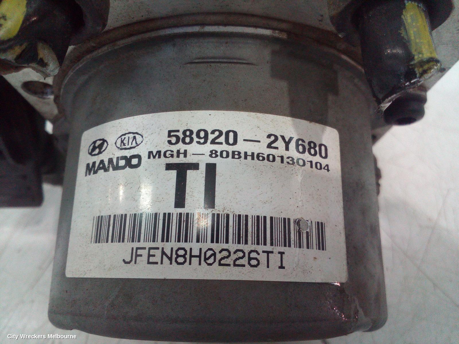 HYUNDAI IX35 ABS PUMP/MODULATOR, LM SERIES, PETROL, P/N 58920-2Y680, 11/2009 - 01/2016