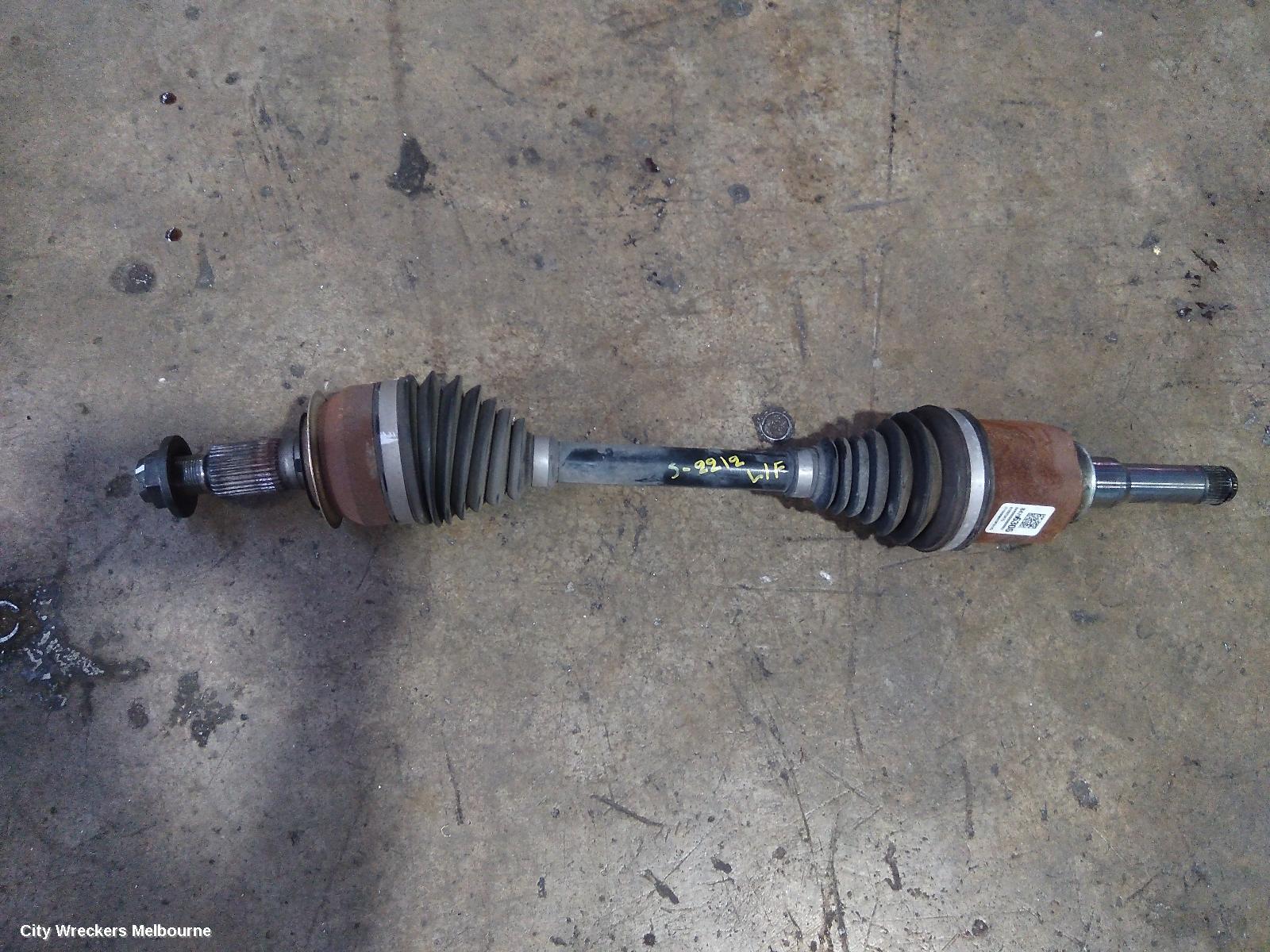 HOLDEN EQUINOX LEFT DRIVESHAFT, FRONT, 1.5, PETROL, AUTO T/M, EQ, 09/2017 - 12/2020