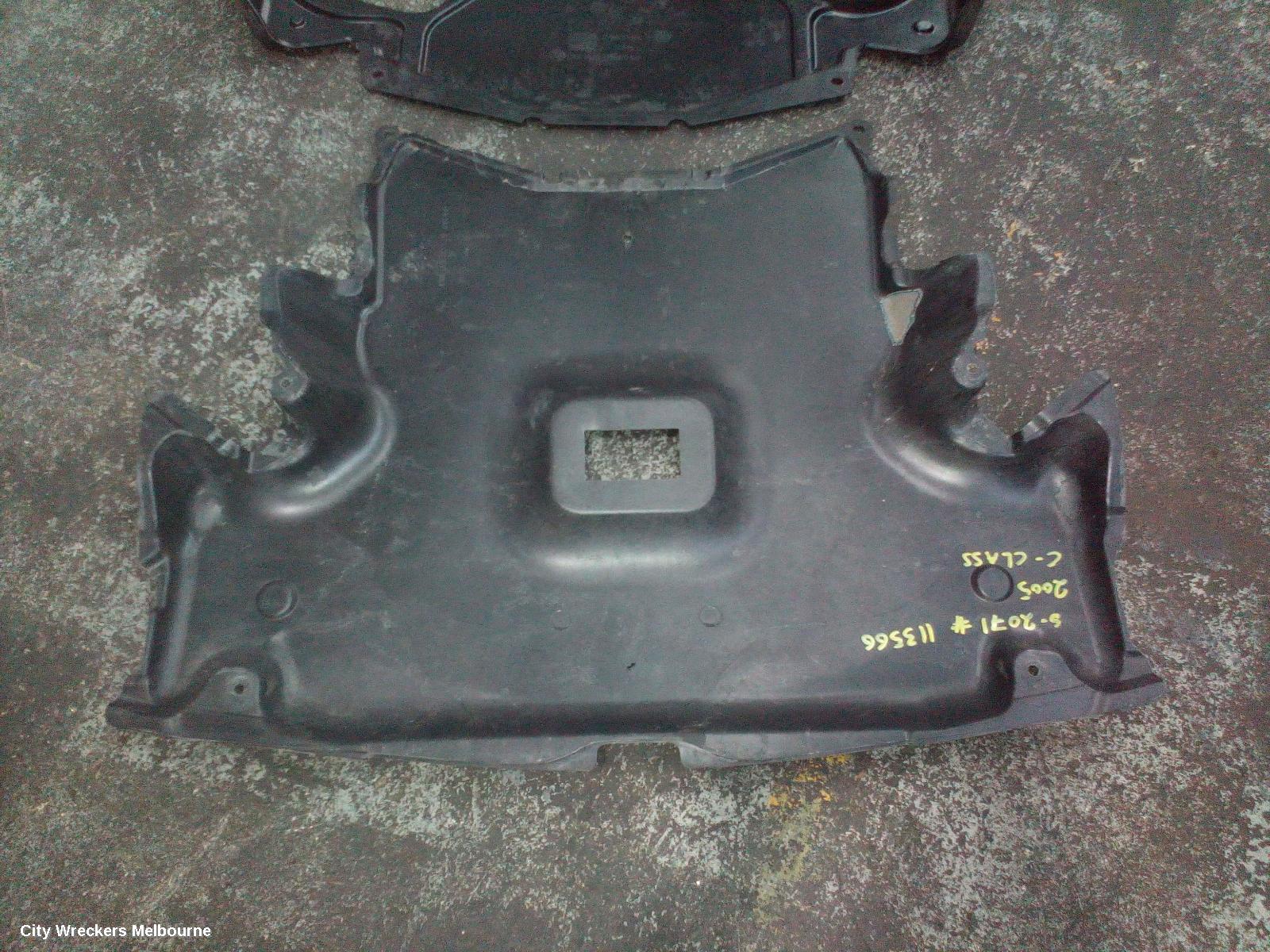 MERCEDES C CLASS LOWER ENGINE SPLASH TRAY, FRONT, W203, 11/2000 - 06/2007
