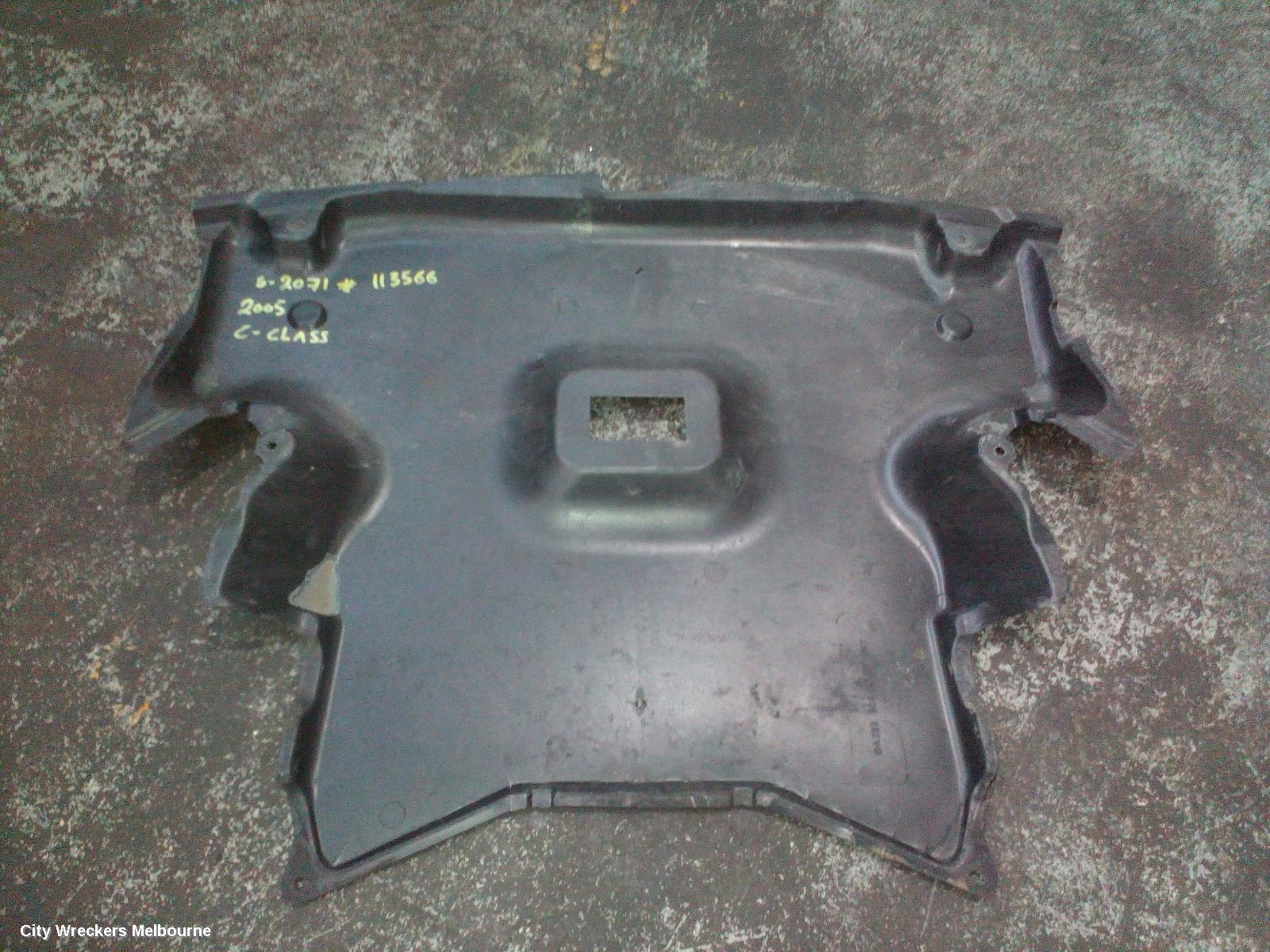 MERCEDES C CLASS LOWER ENGINE SPLASH TRAY, FRONT, W203, 11/2000 - 06/2007