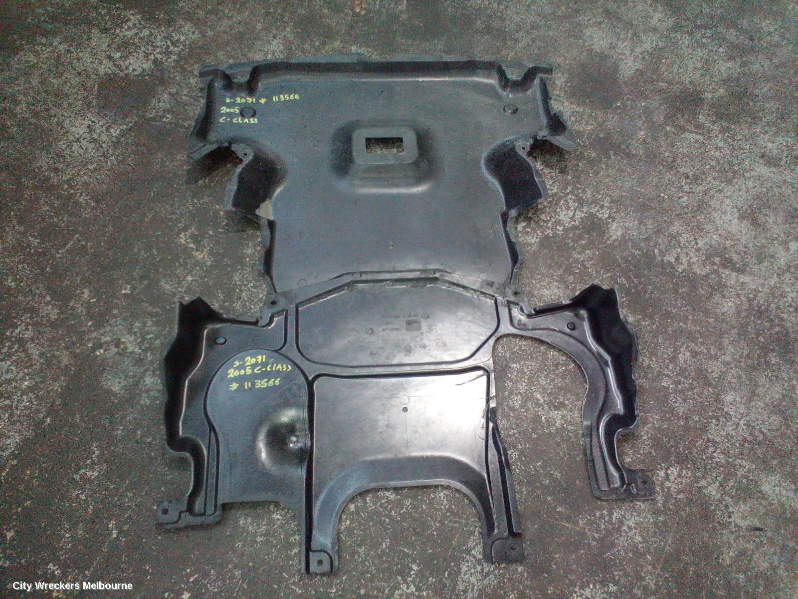 MERCEDES C CLASS LOWER ENGINE SPLASH TRAY, FRONT, W203, 11/2000 - 06/2007