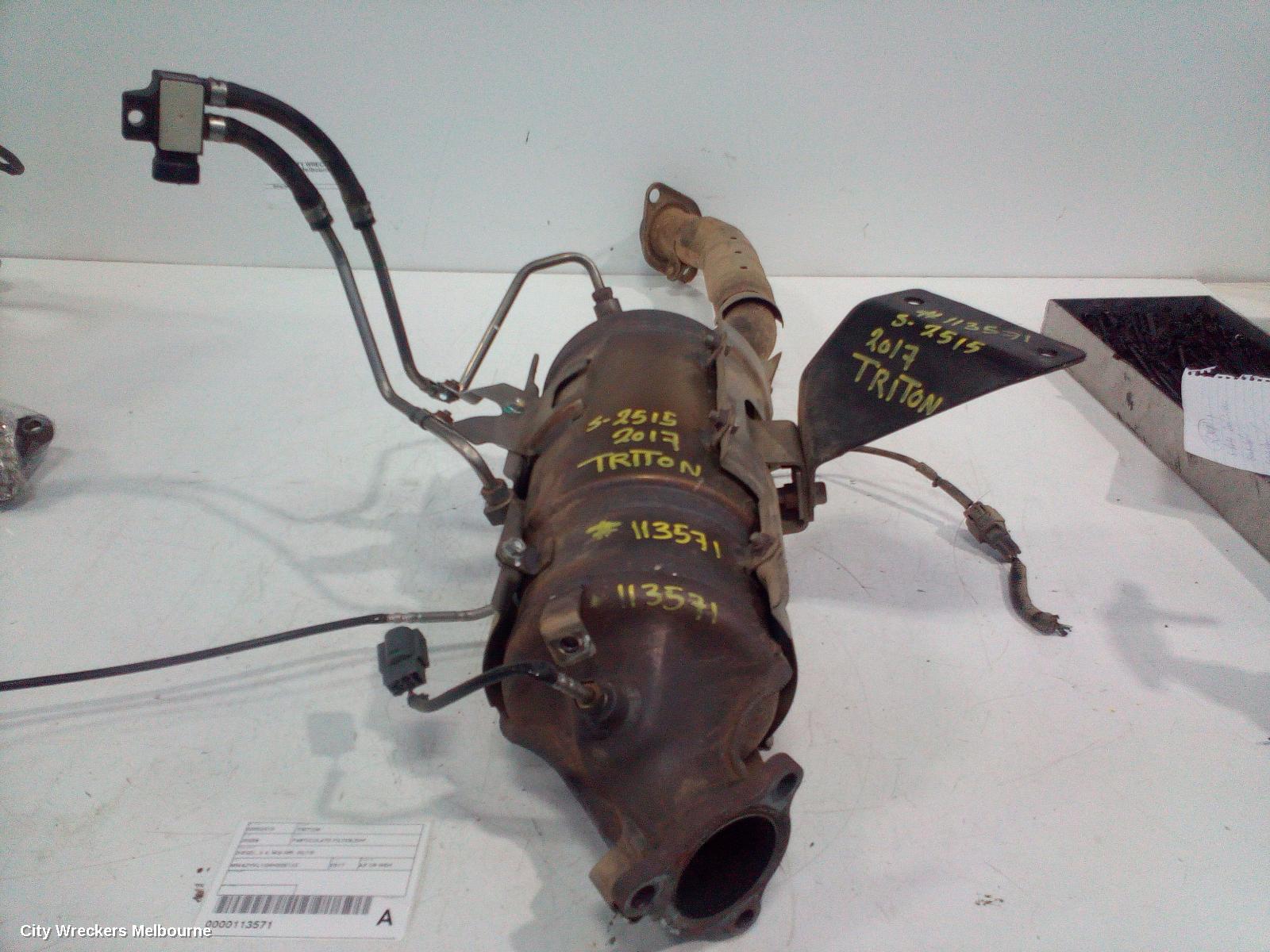 MITSUBISHI TRITON PARTICULATE FILTER/DPF, DIESEL, 2.4, MQ-MR, 03/2015 ONWARDS