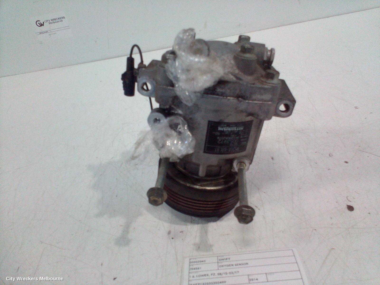 SUZUKI SWIFT OXYGEN SENSOR, 1.6, LOWER, FZ, 08/2010 - 03/2017
