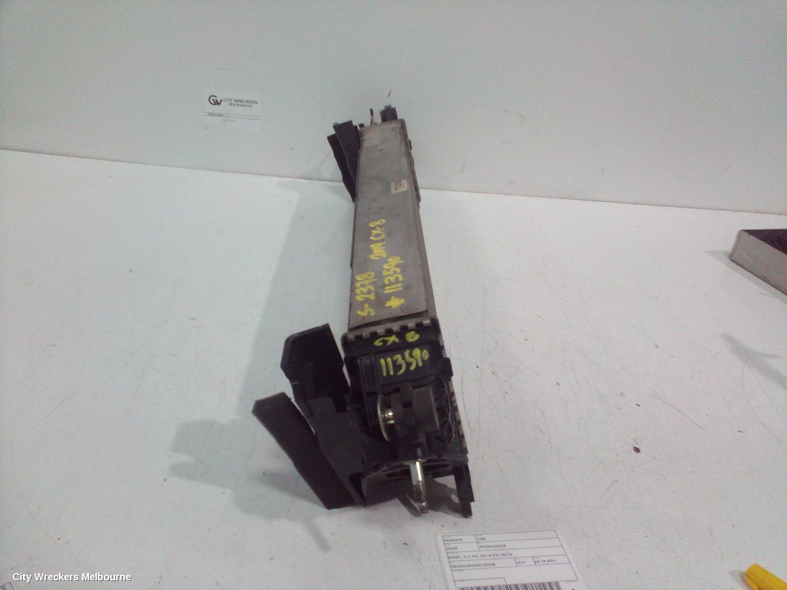 MAZDA CX8 INTERCOOLER, DIESEL, 2.2, KG, 05/2018 ONWARDSKG, 05/2018 ONWARDS