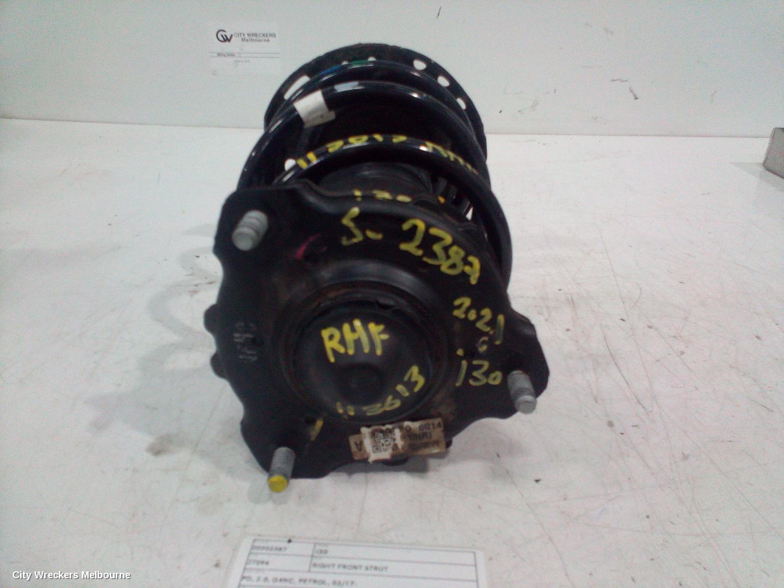 HYUNDAI I30 RIGHT FRONT STRUT, PD, 2.0, G4NC, PETROL, 03/2017 ONWARDS