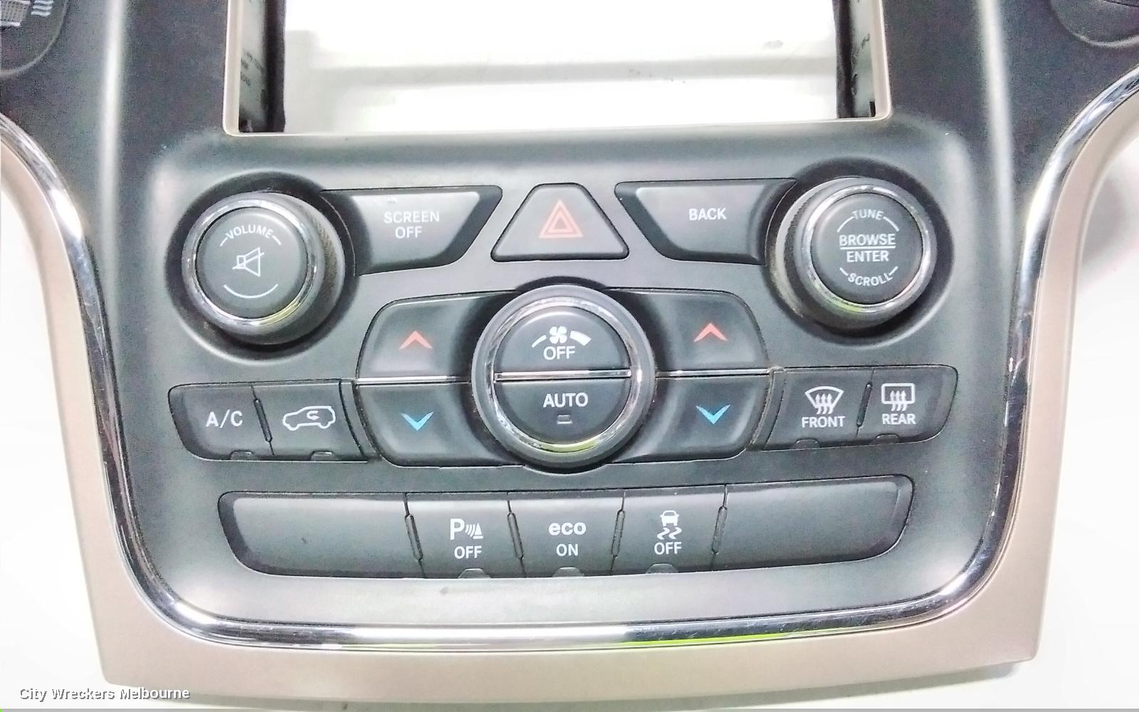 JEEP GRANDCHEROKEE HEATER/AC CONTROLS, HEATING/COOLING/STEREO CENTRE CONTROL UNIT***USE STEREO/HEAD UNIT*** 04/2013 - 02/2022