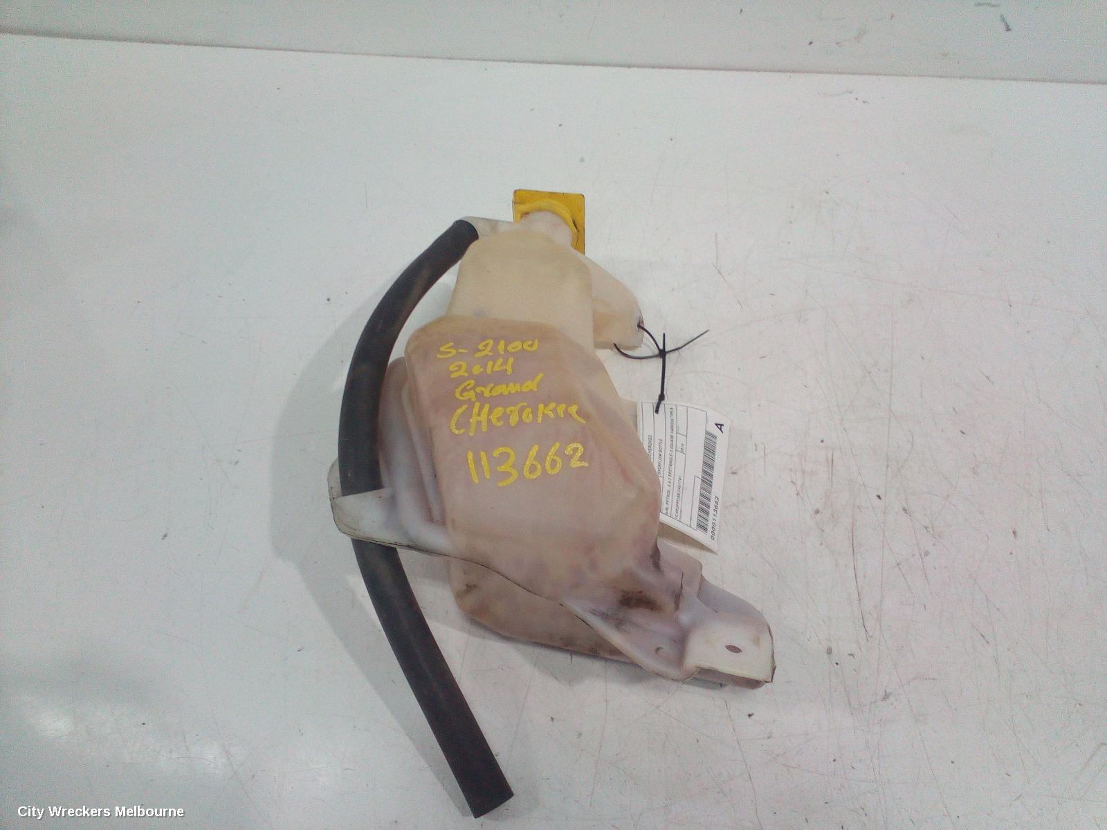 JEEP GRANDCHEROKEE OVERFLOW BOTTLE, WK, PETROL, 3.6 2 RECTANGLE-3 SQUARE HARNESS TYPE/5.7/6.2/6.4, OVERFLOW BOTTLE, 10/2010 - 02/2022