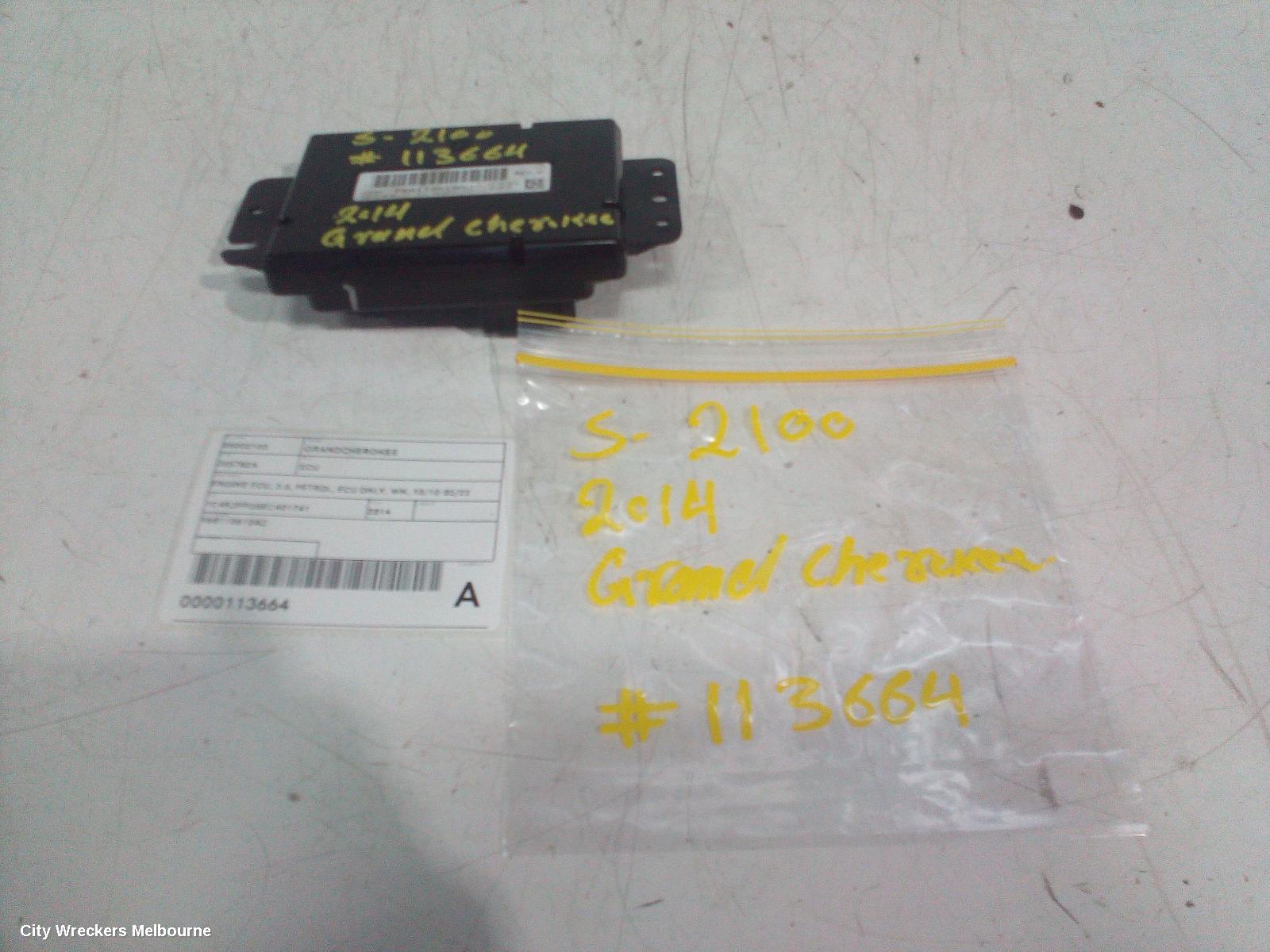 JEEP GRANDCHEROKEE ECU, ENGINE ECU, 3.6, PETROL, ECU ONLY, WK, 10/2010 - 02/2022