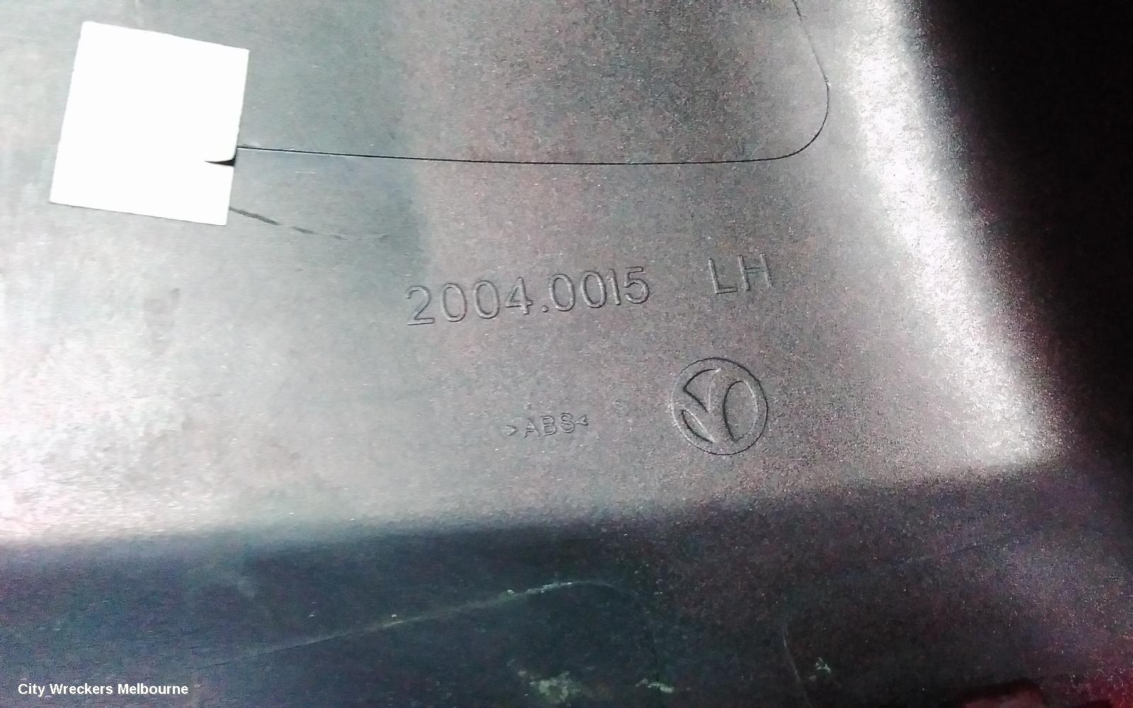JEEP GRANDCHEROKEE LEFT DOOR MIRROR, W/ MEMORY, AUTO DIM, NON BLIND SPOT, NON PUDDLE, COLOUR CODED, WK, 04/2013 - 12/2016