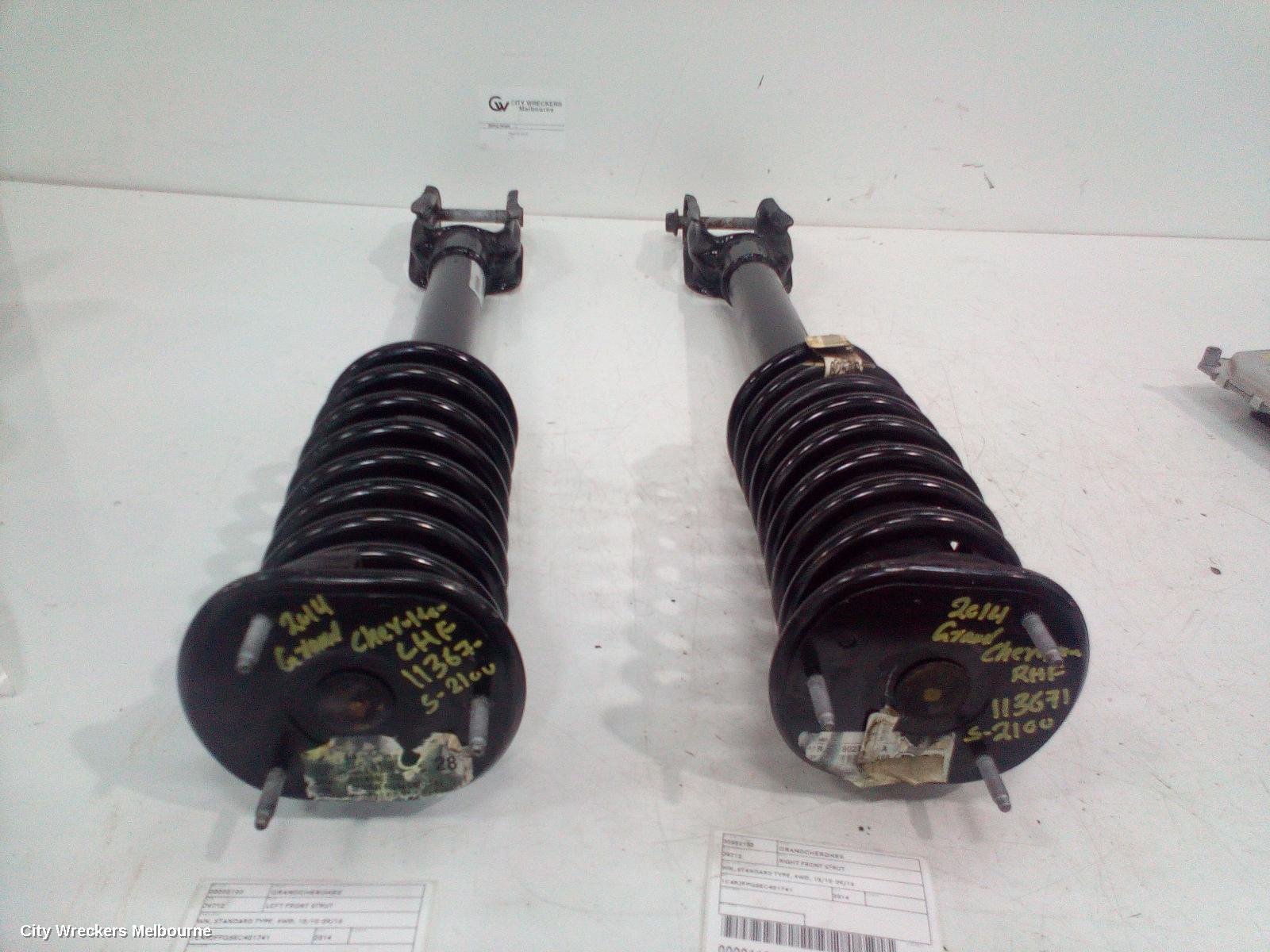 JEEP GRANDCHEROKEE RIGHT FRONT STRUT, WK, STANDARD TYPE, 4WD, 10/2010 - 09/2016