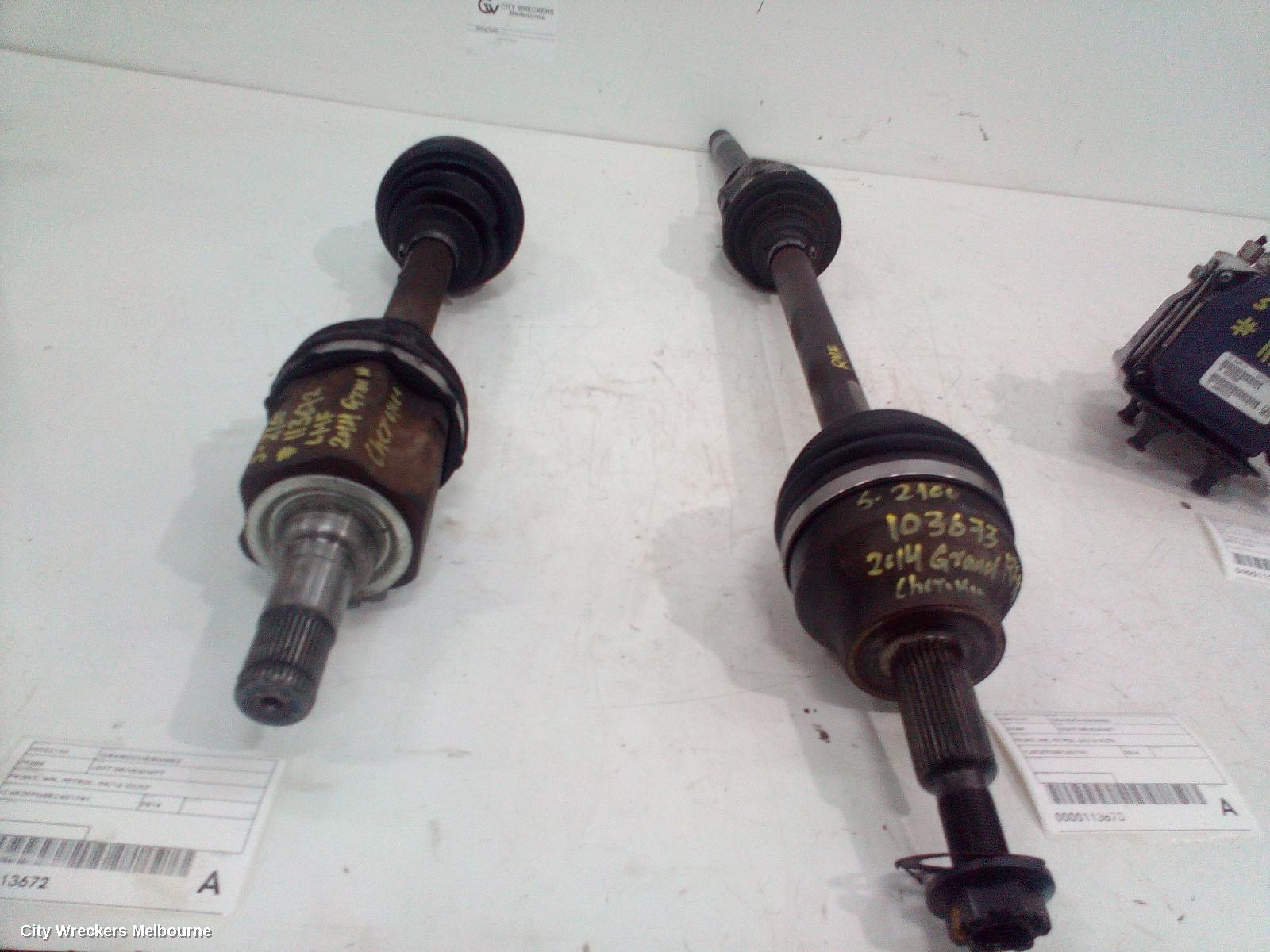 JEEP GRANDCHEROKEE LEFT DRIVESHAFT, FRONT, WK, PETROL, 04/2013 - 02/2022