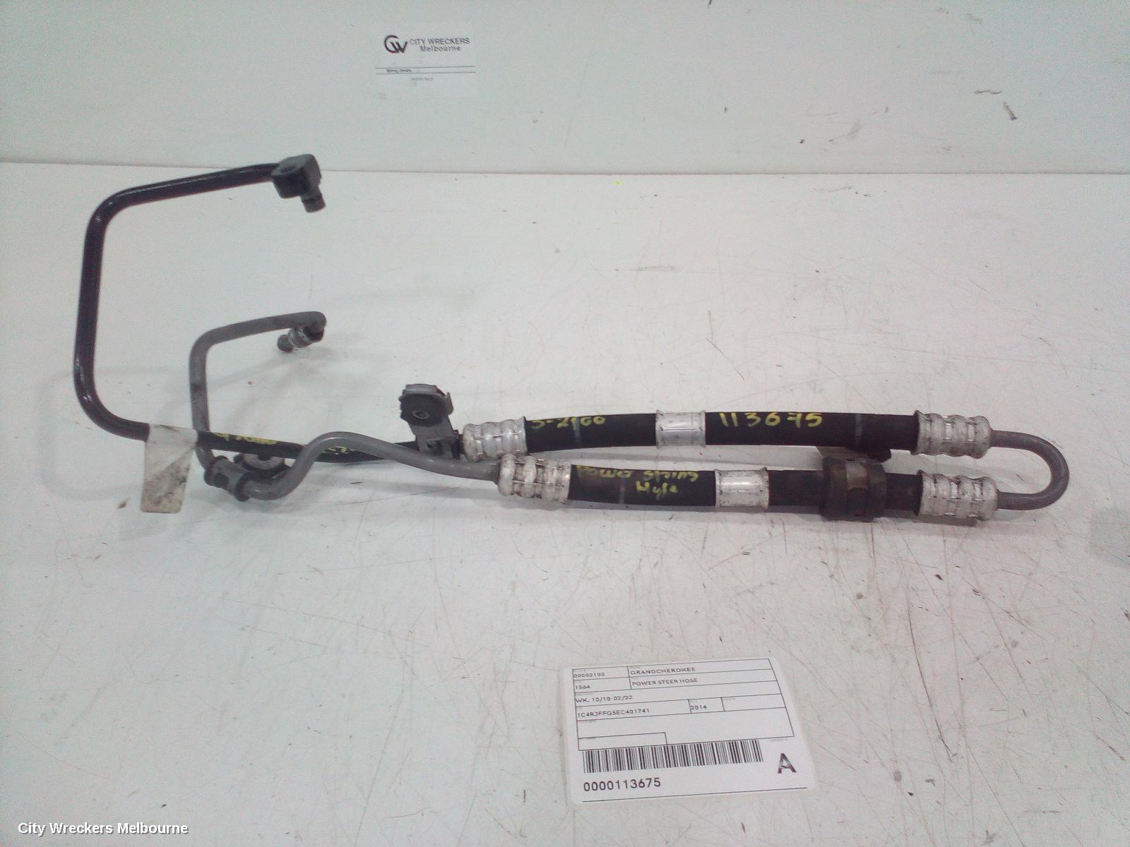 JEEP GRANDCHEROKEE POWER STEER HOSE, WK, 10/2010 - 02/2022