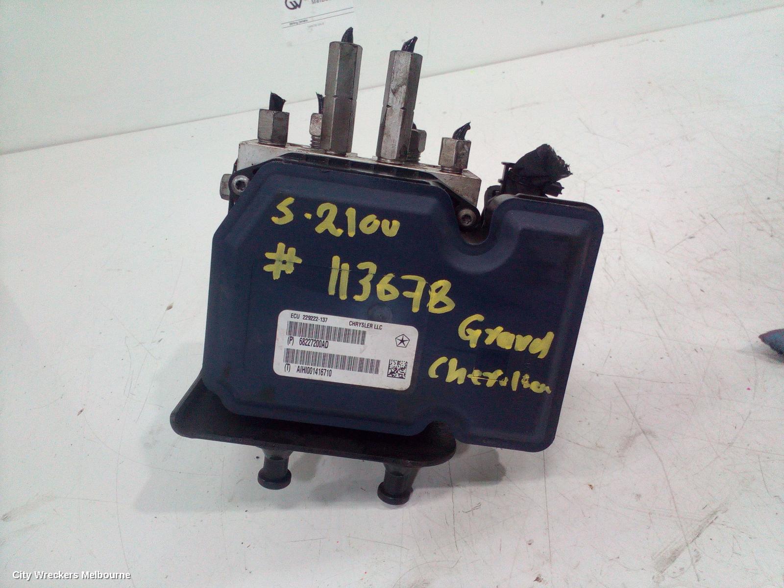 JEEP GRANDCHEROKEE ABS PUMP/MODULATOR, WK, 10/2010 - 02/2022