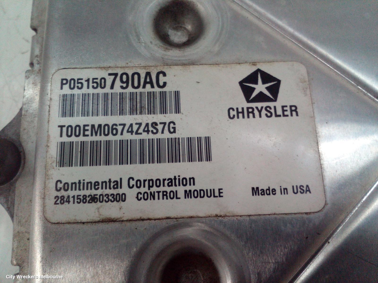 JEEP GRANDCHEROKEE ECU, ENGINE ECU, 3.6, PETROL, ECU ONLY, P/N 05150790AC, WK, 10/2010 - 02/2022