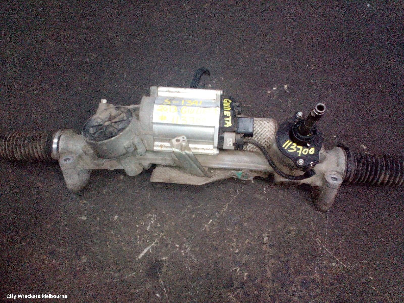 ALFA ROMEO GIULIETTA STEERING BOX/RACK, 940 SERIES, 01/2011 - 12/2020
