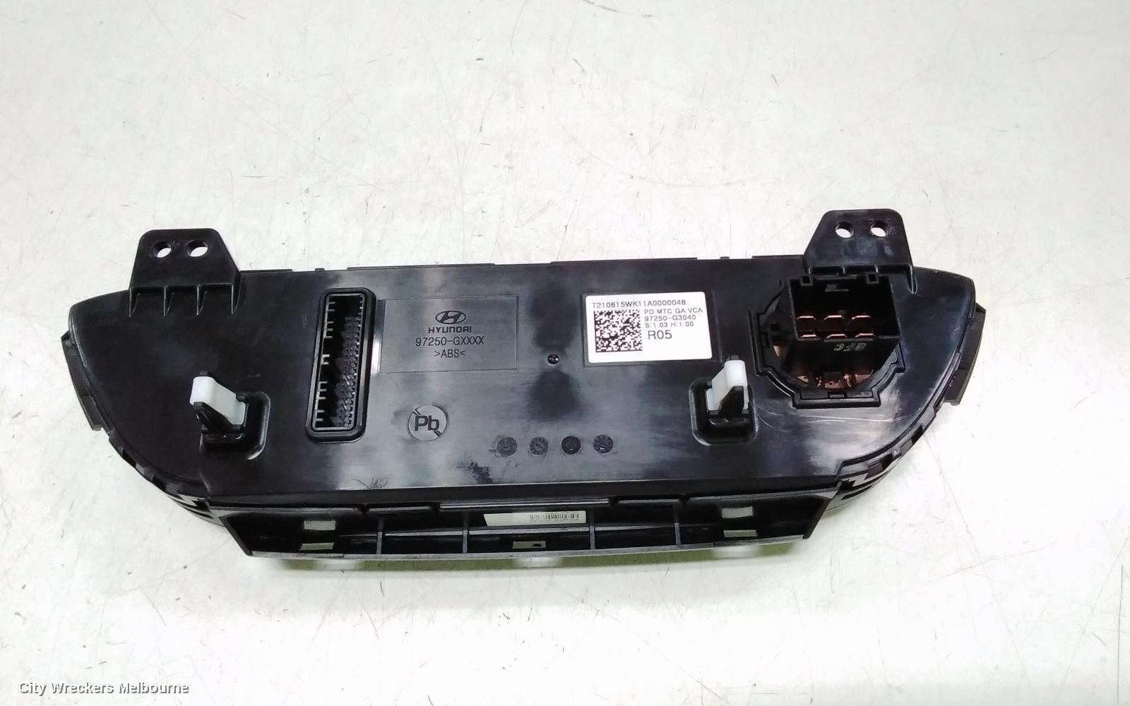 HYUNDAI I30 HEATER/AC CONTROLS, DUAL ZONE CLIMATE CONTROL TYPE, PD, 03/2017 ONWARDS