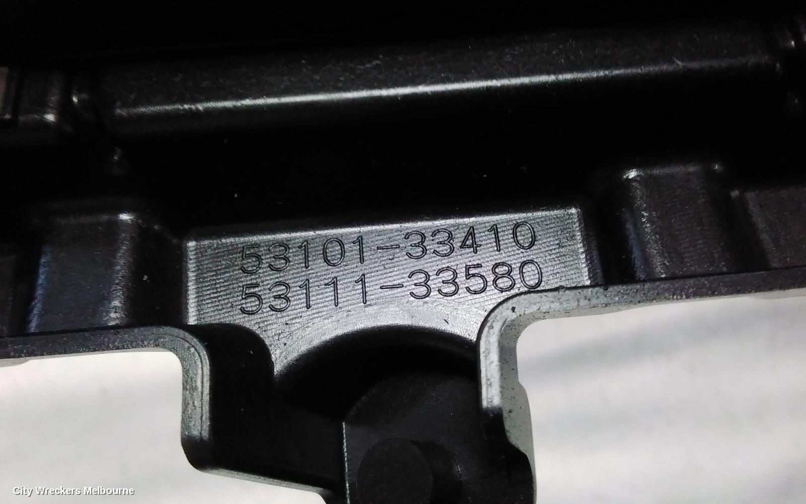 TOYOTA COROLLA GRILLE, E210, INNER RADIATOR GRILLE, HATCH, 07/2018 ONWARDS
