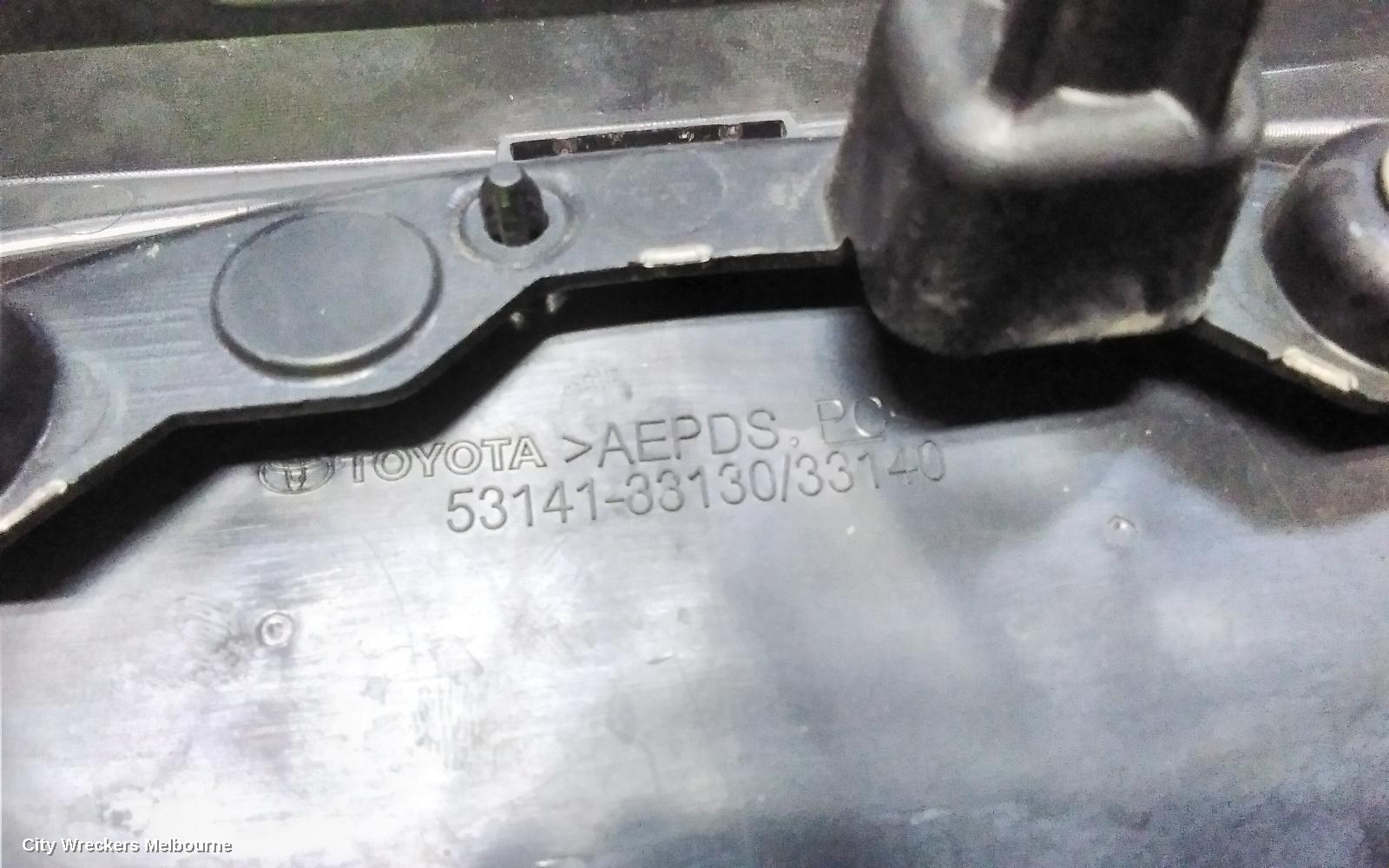 TOYOTA COROLLA GRILLE, E210, INNER RADIATOR GRILLE, HATCH, 07/2018 ONWARDS