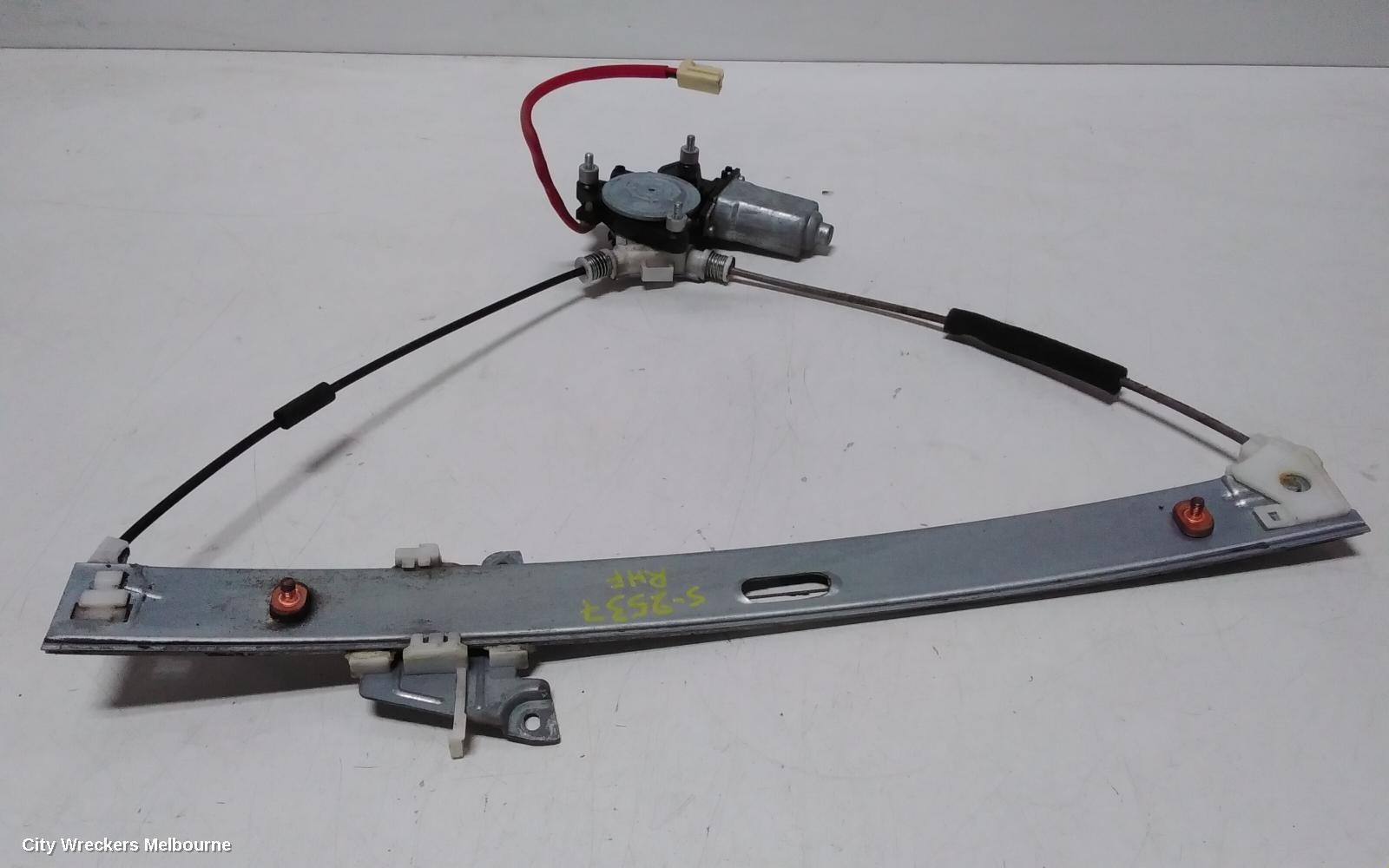 FORD ESCAPE RIGHT FRONT WINDOW REG/MOTOR, BA-ZD, POWER, 02/2001 - 01/2012