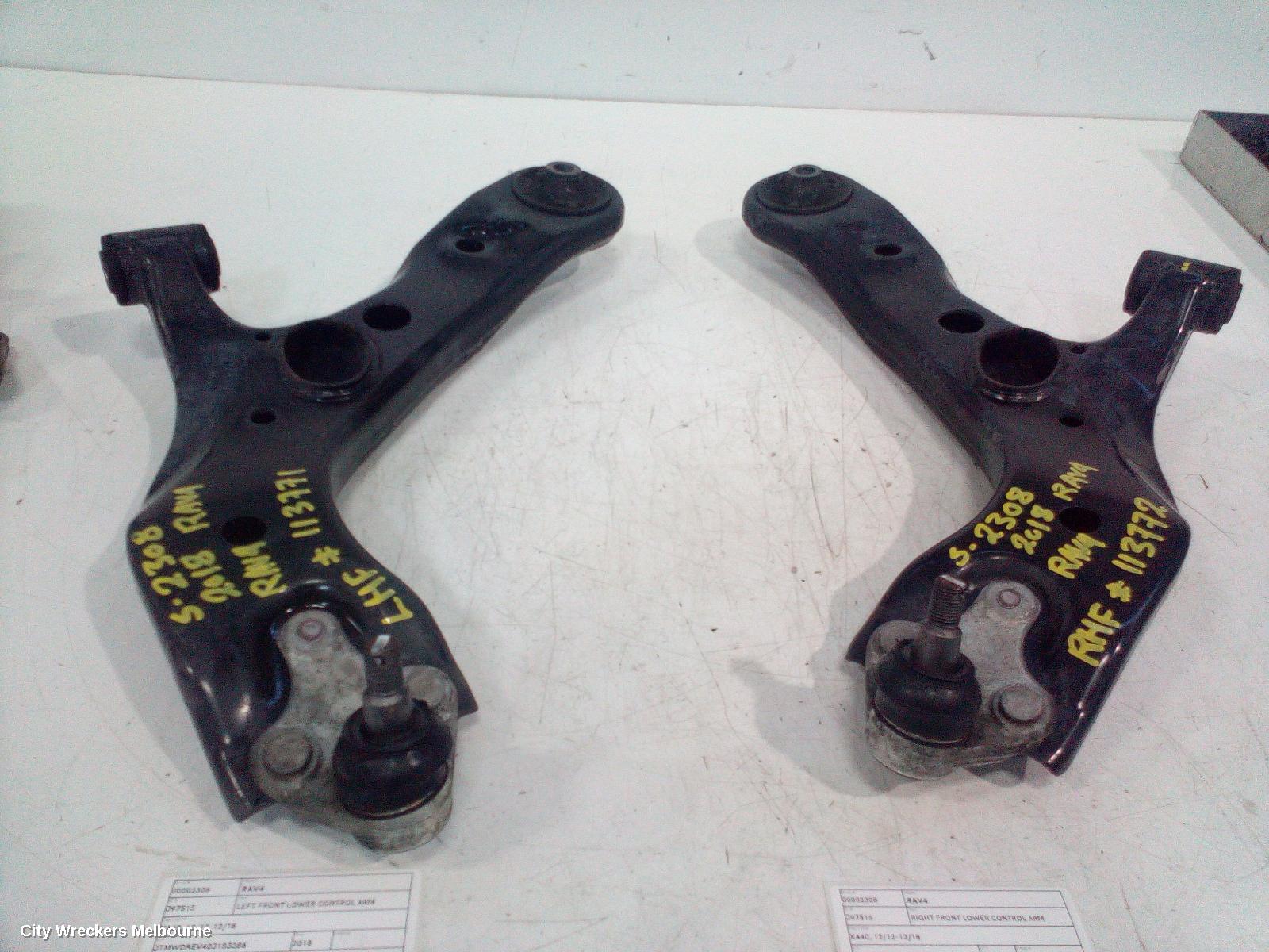 TOYOTA RAV4 RIGHT FRONT LOWER CONTROL ARM, XA40, 12/2012 - 12/2018