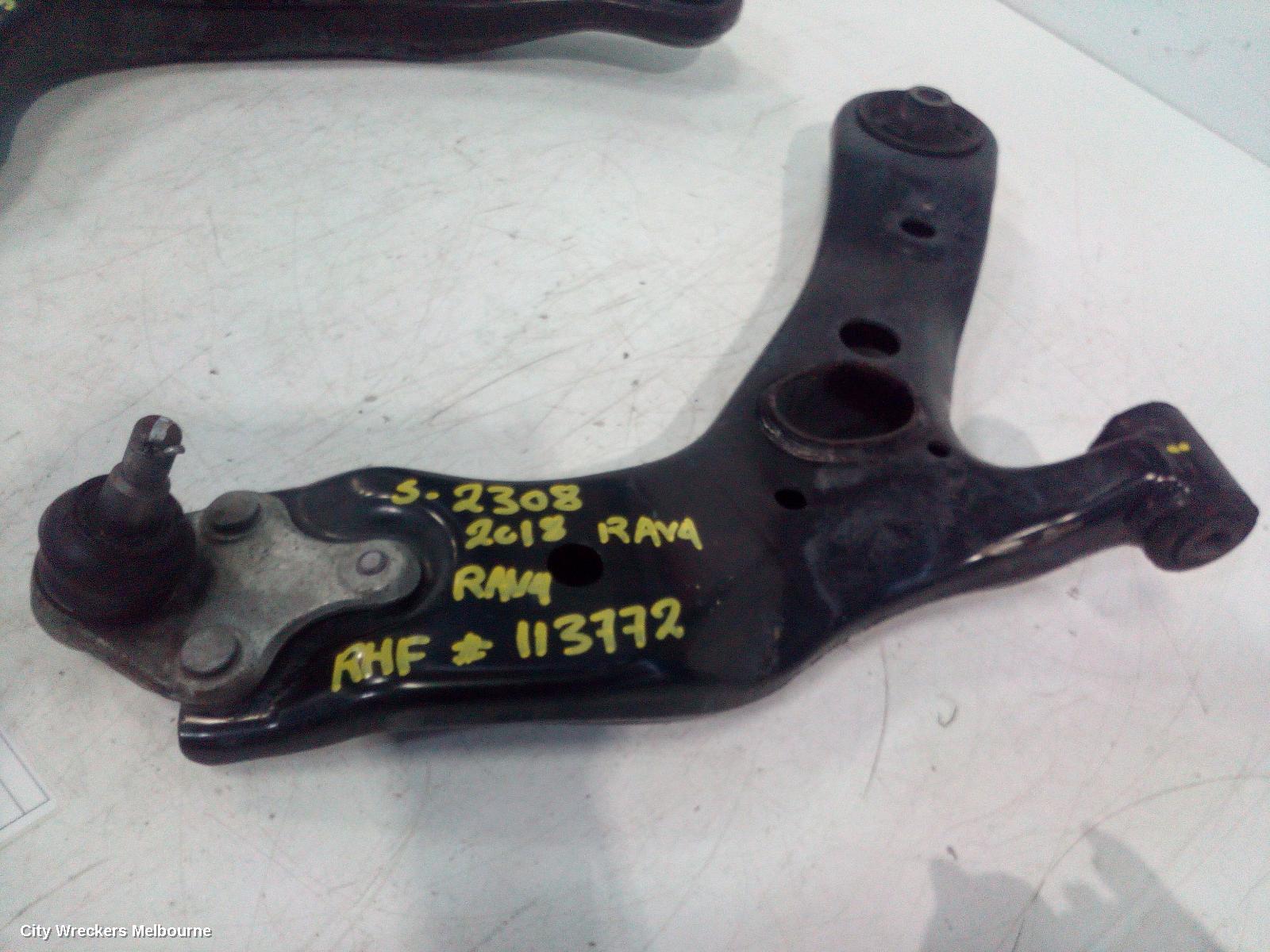TOYOTA RAV4 RIGHT FRONT LOWER CONTROL ARM, XA40, 12/2012 - 12/2018