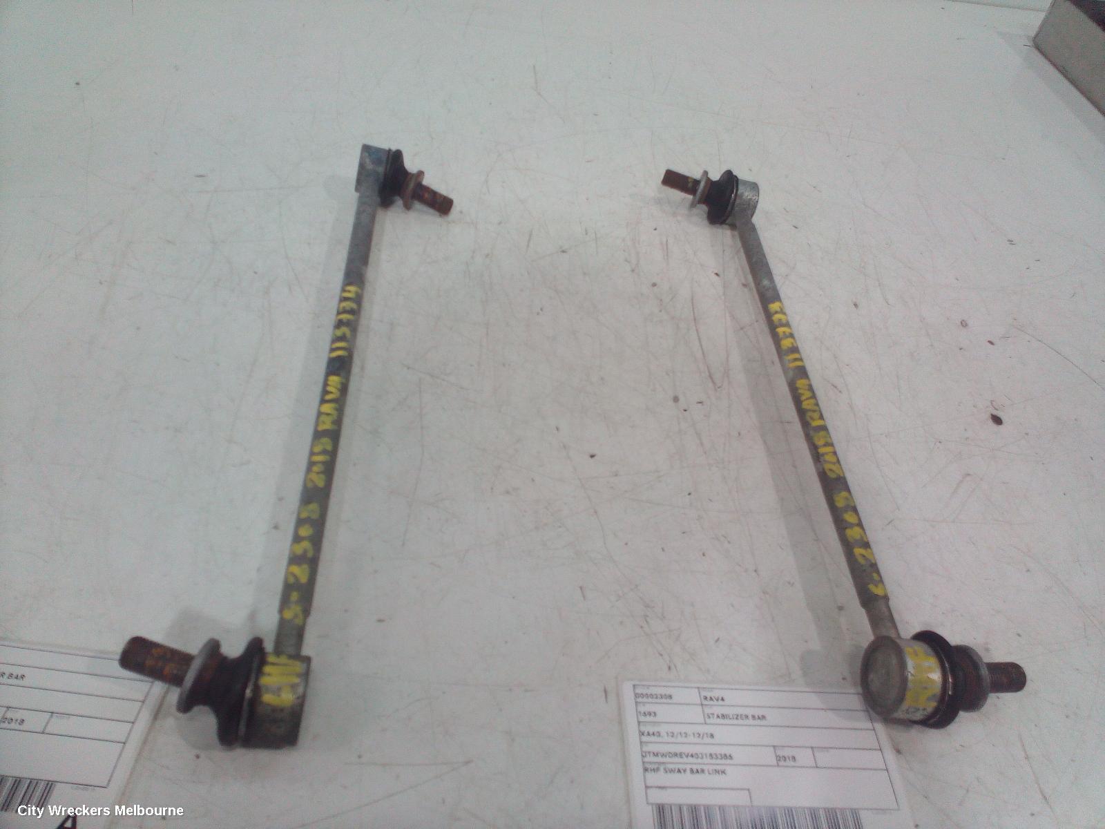TOYOTA RAV4 STABILISER BAR, XA40, 12/2012 - 12/2018