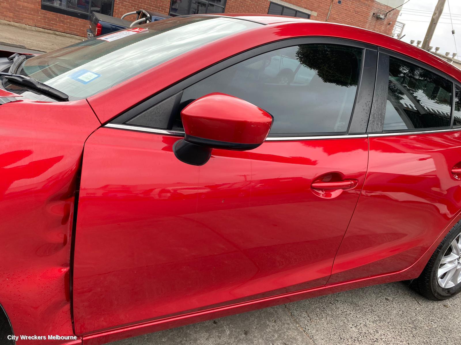 MAZDA 3 SUNVISOR, BM, LH SIDE, 06/2013 - 05/2016