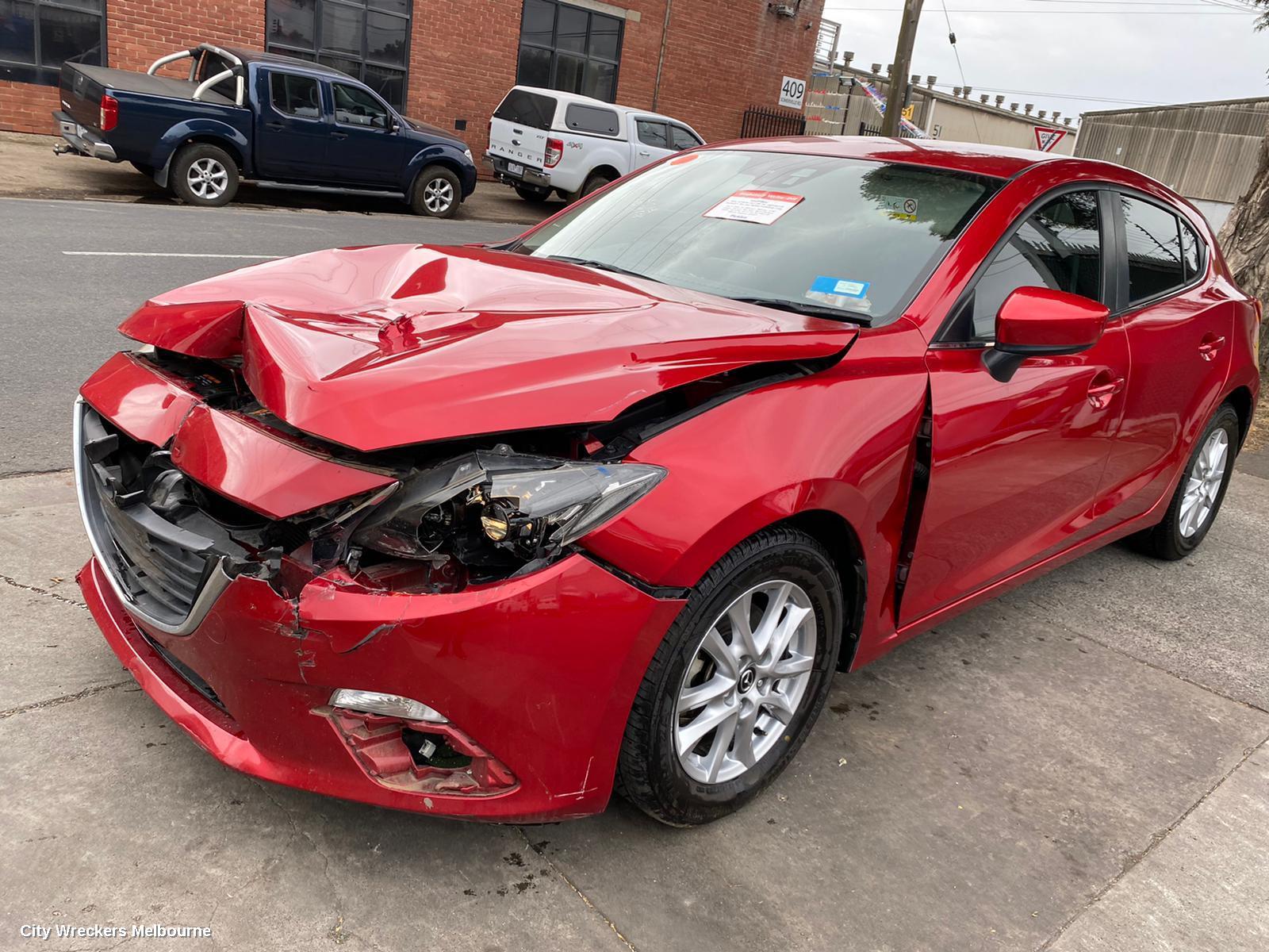 MAZDA 3 SUNVISOR, BM, LH SIDE, 06/2013 - 05/2016