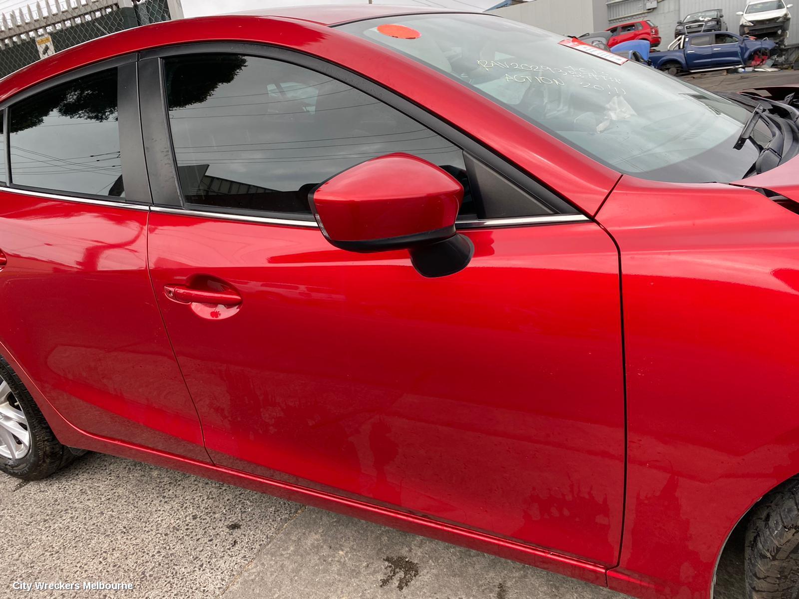 MAZDA 3 SUNVISOR, BM, LH SIDE, 06/2013 - 05/2016