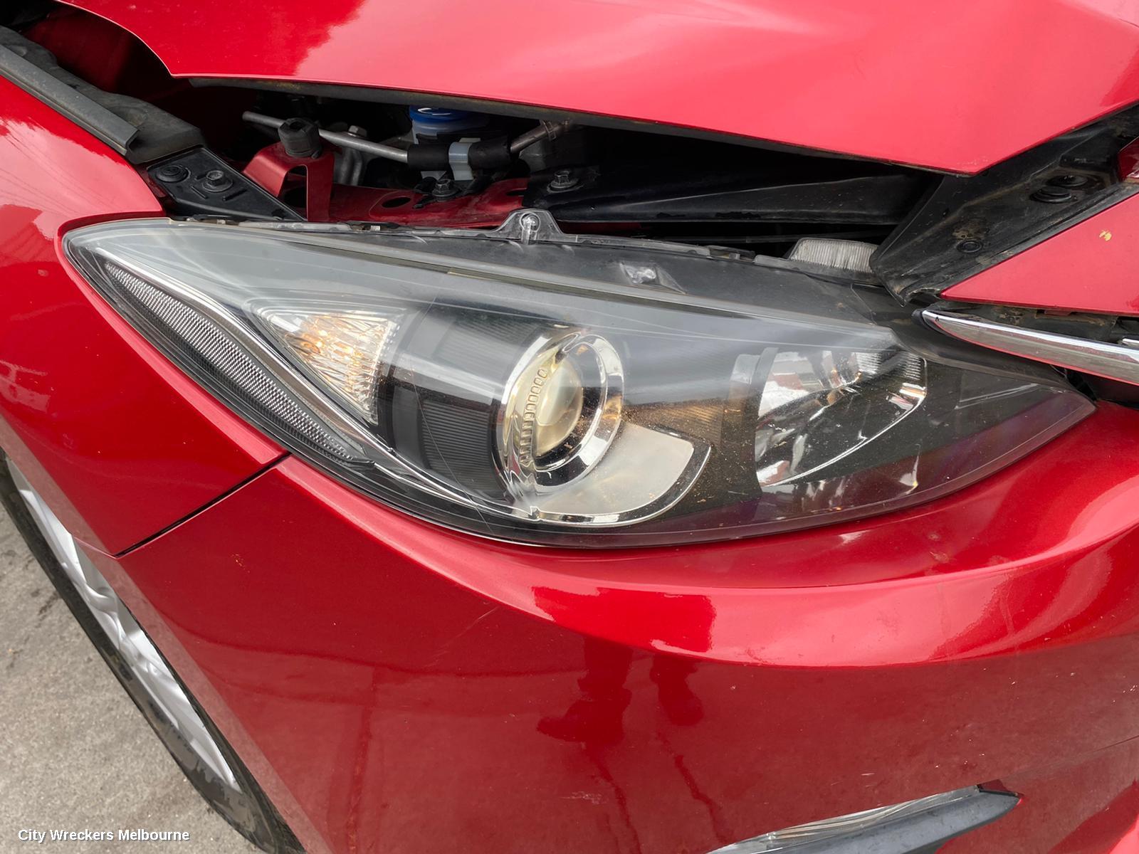 MAZDA 3 SUNVISOR, BM, LH SIDE, 06/2013 - 05/2016