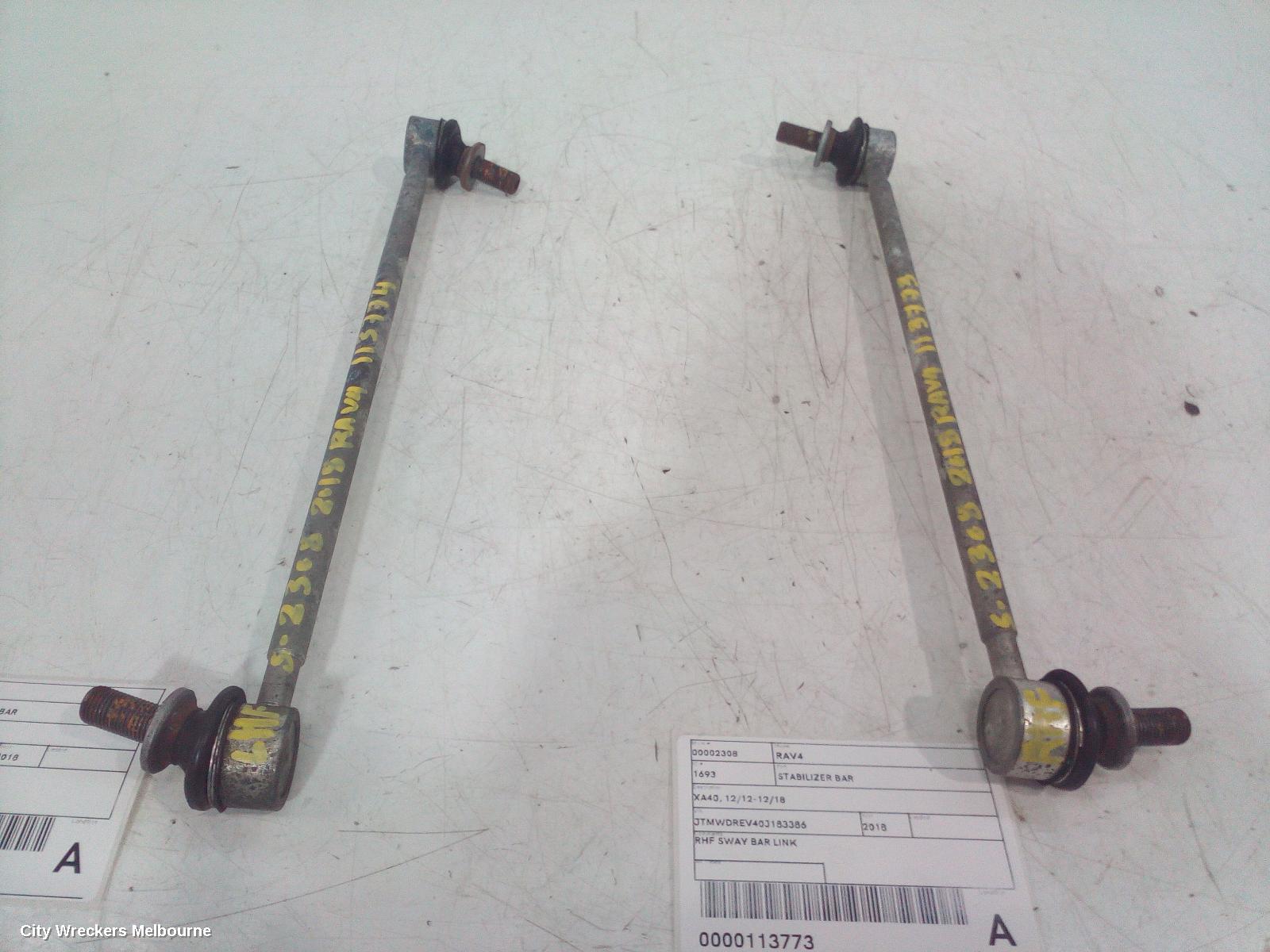 TOYOTA RAV4 STABILISER BAR, XA40, 12/2012 - 12/2018
