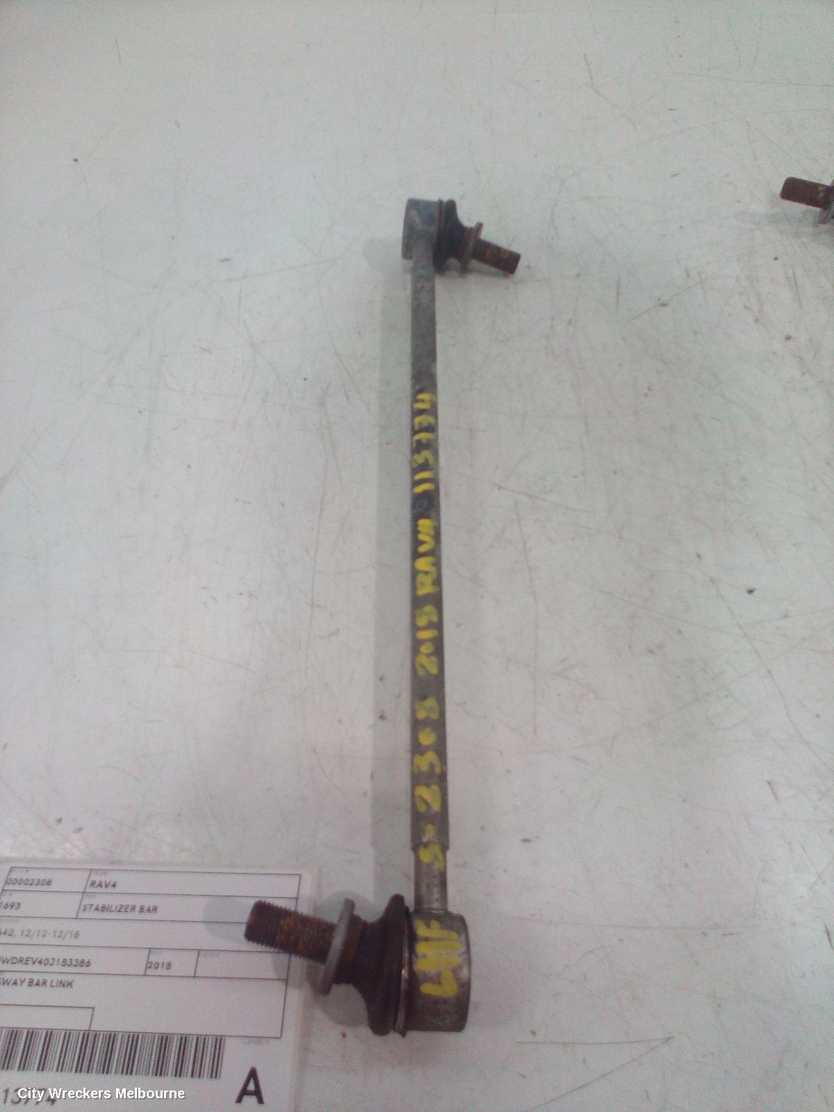 TOYOTA RAV4 STABILISER BAR, XA40, 12/2012 - 12/2018